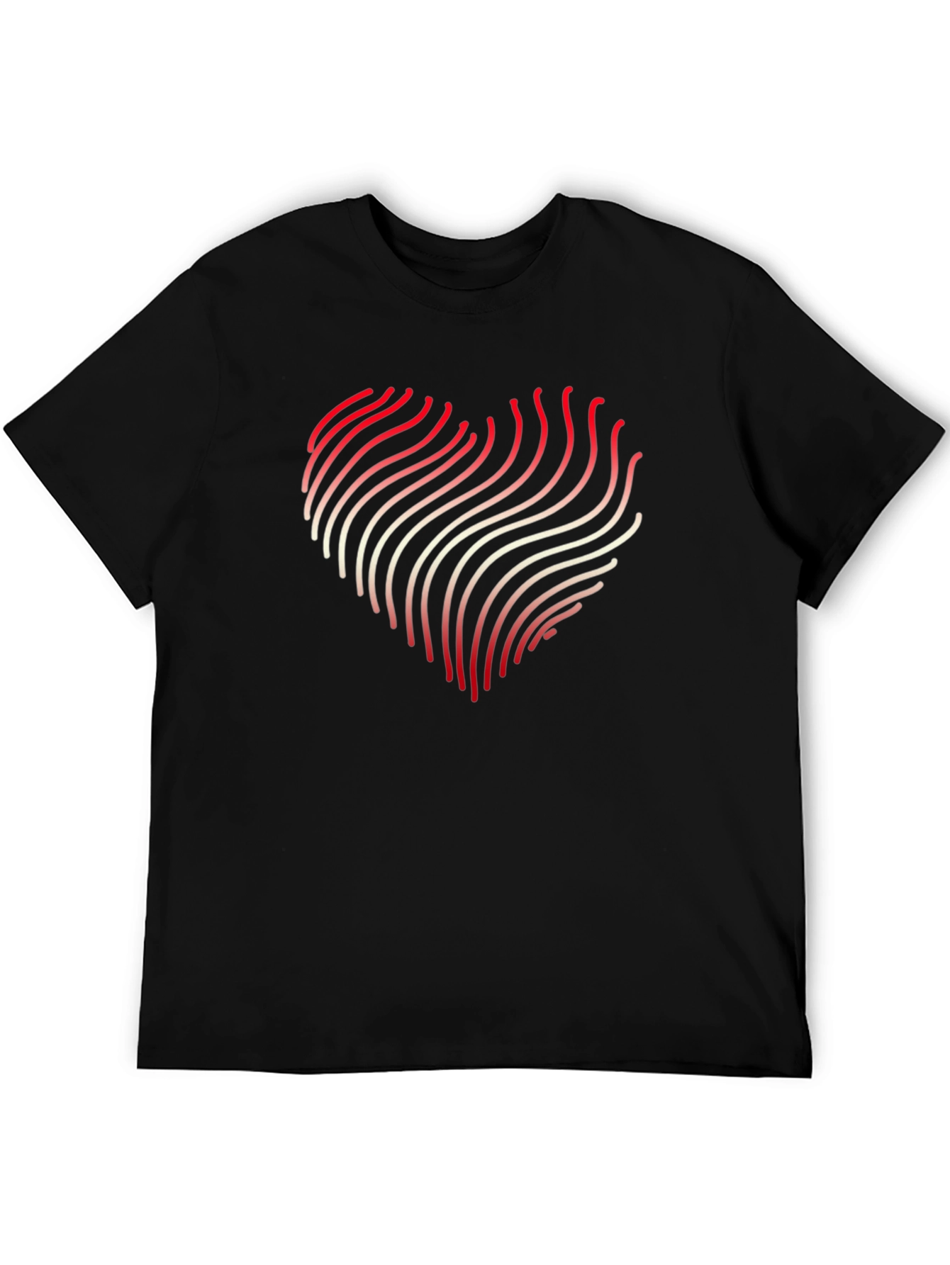 Heartbeat Wave Graphic Tee - Modern Love T-Shirt