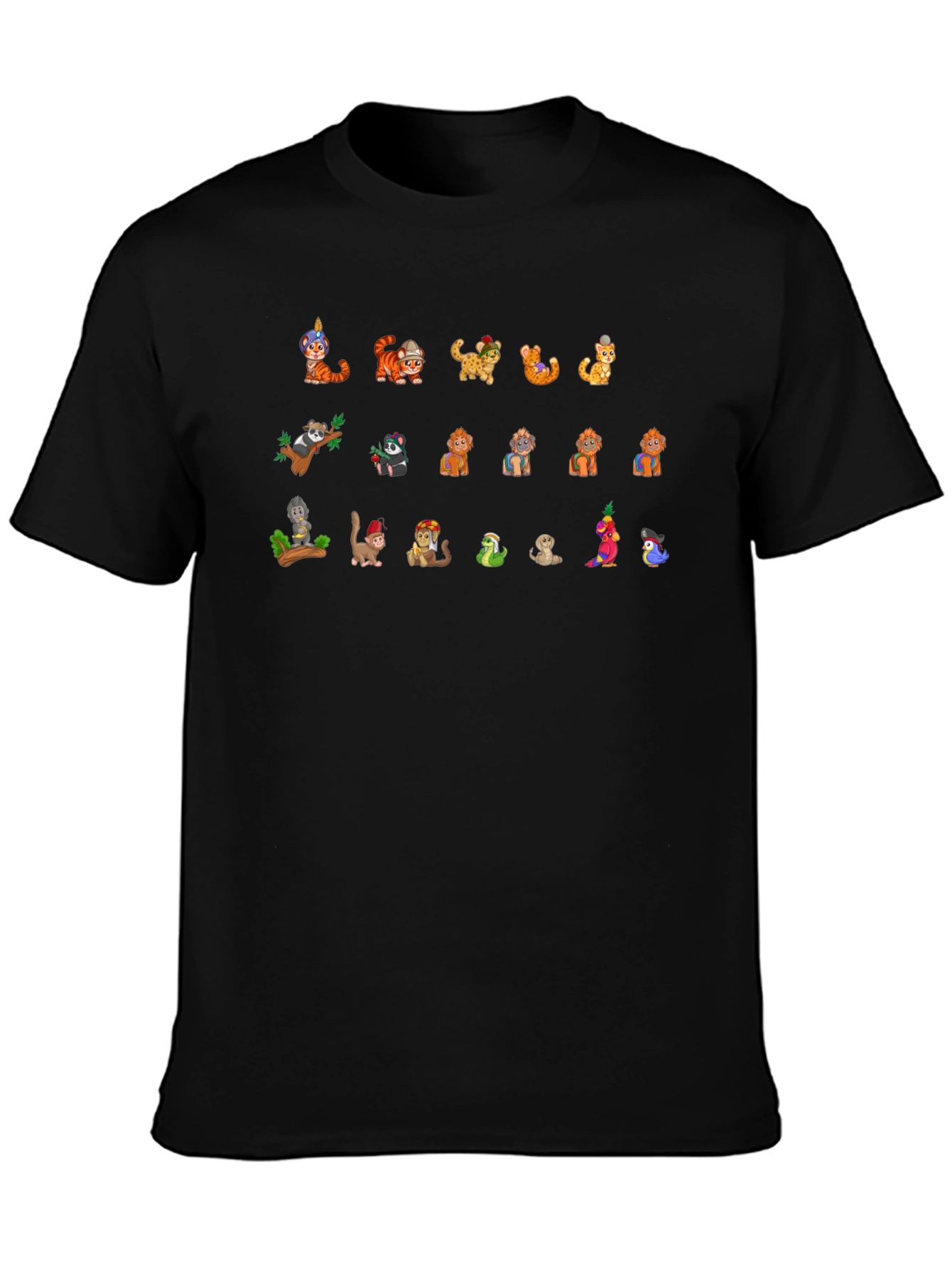 Novelty Animal Cartoon Graphic Tee