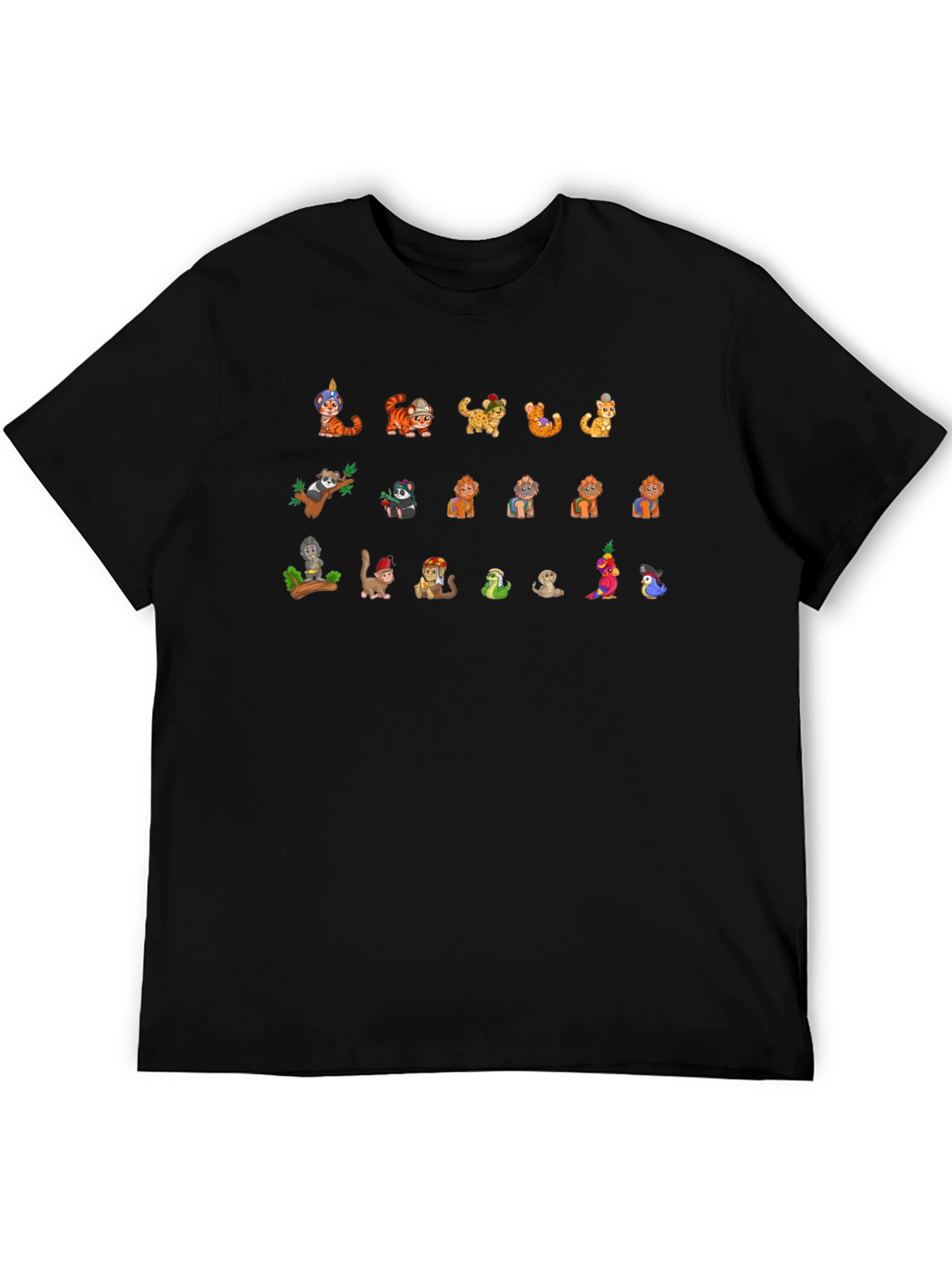 Novelty Animal Cartoon Graphic Tee