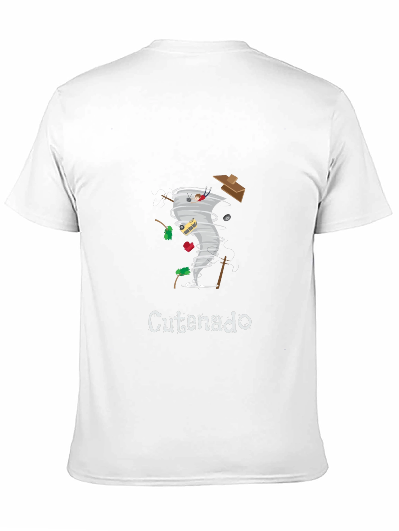 Cute Tornado T-Shirt - Black Graphic Tee