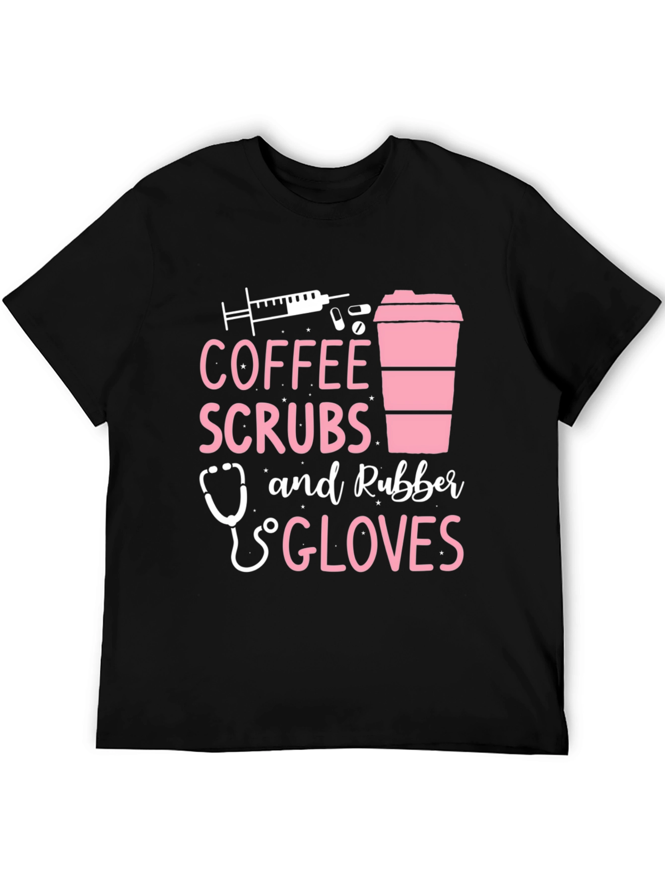 Coffee Scrubs & Rubber Gloves Graphic Tee