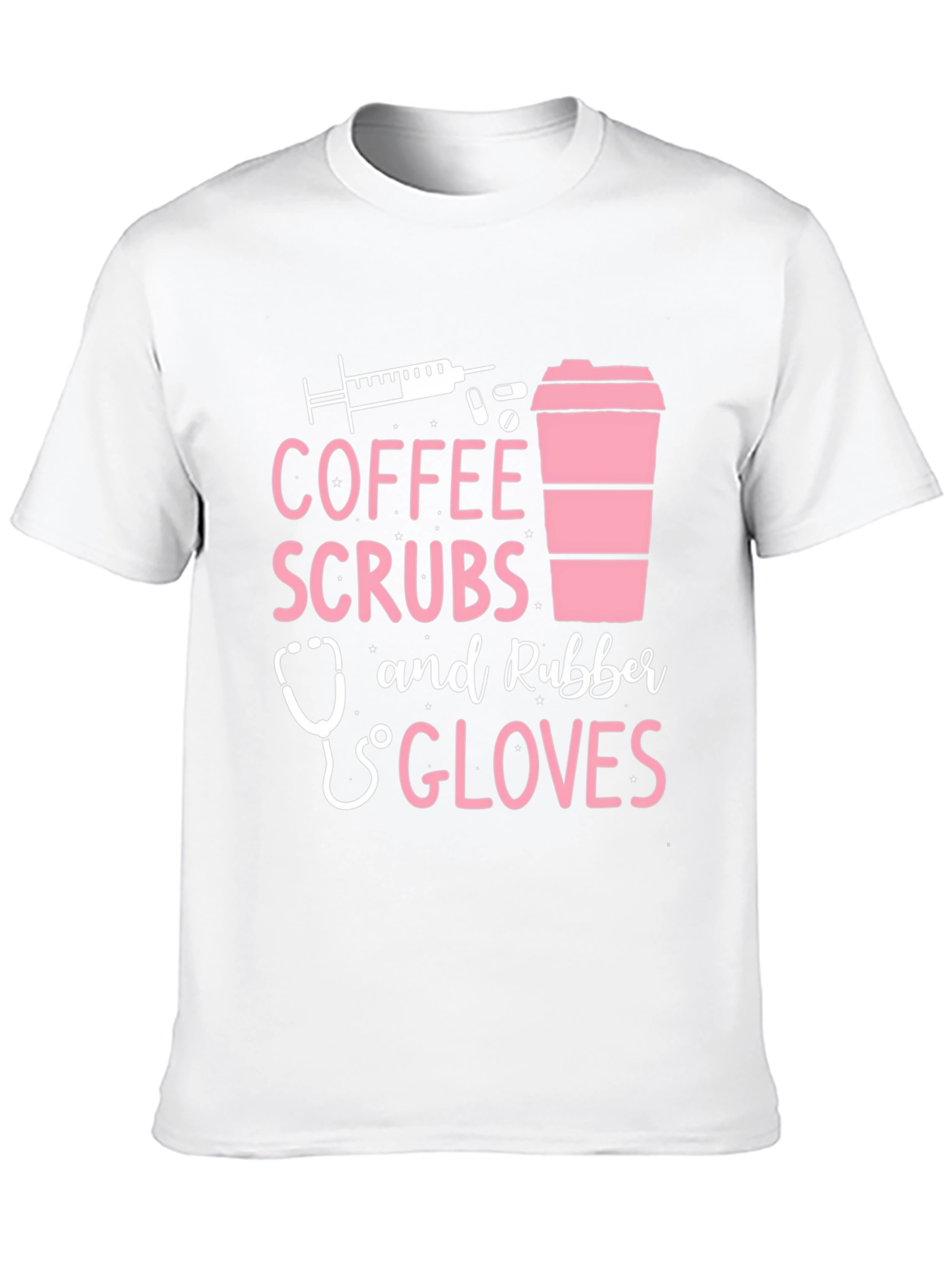 Coffee Scrubs & Rubber Gloves Graphic Tee