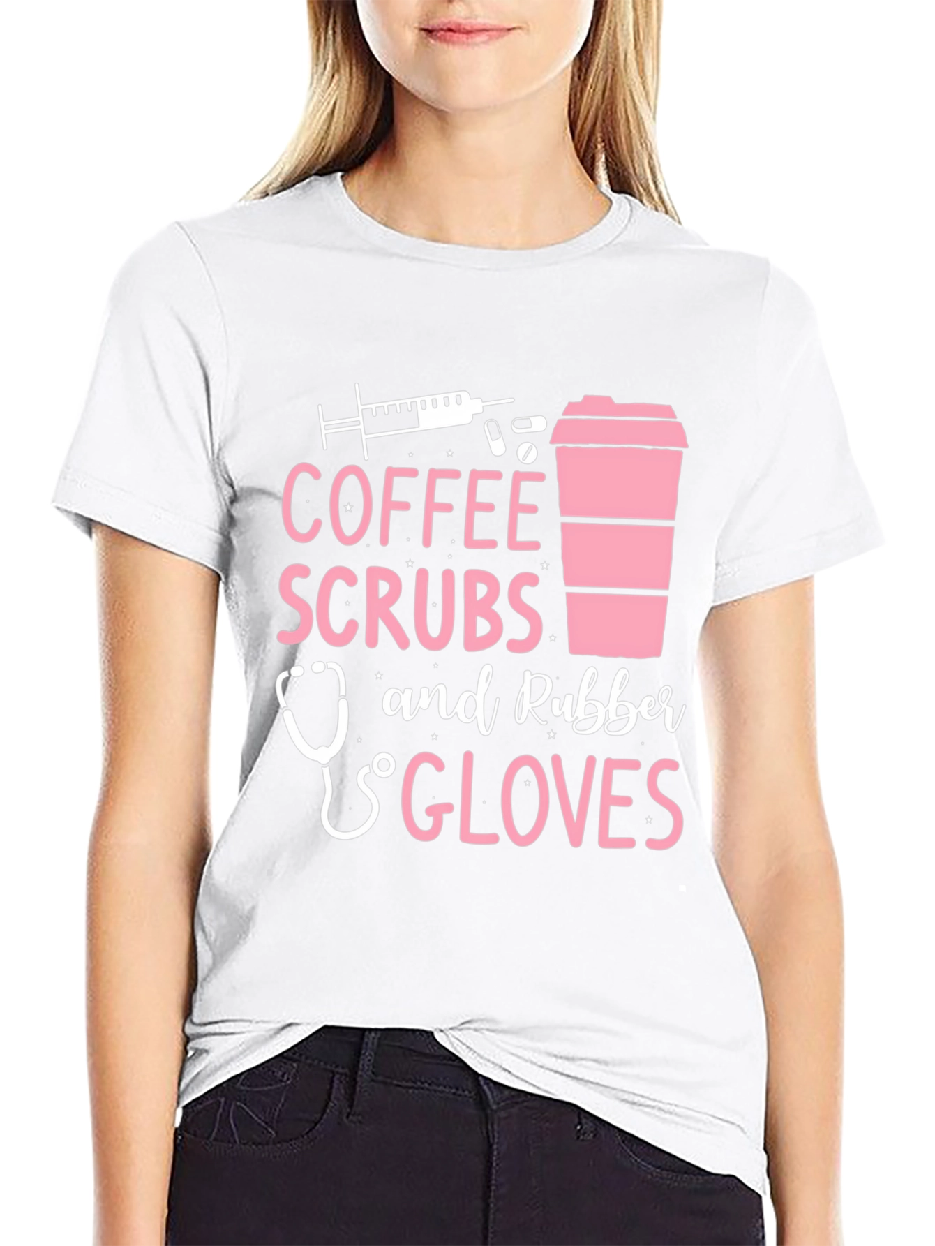 Coffee Scrubs & Rubber Gloves Graphic Tee