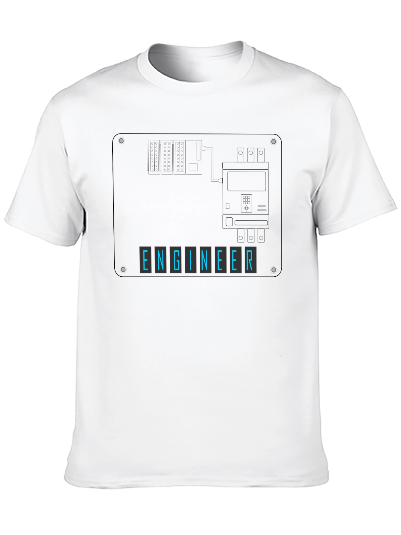Engineer Schematic Graphic T-Shirt