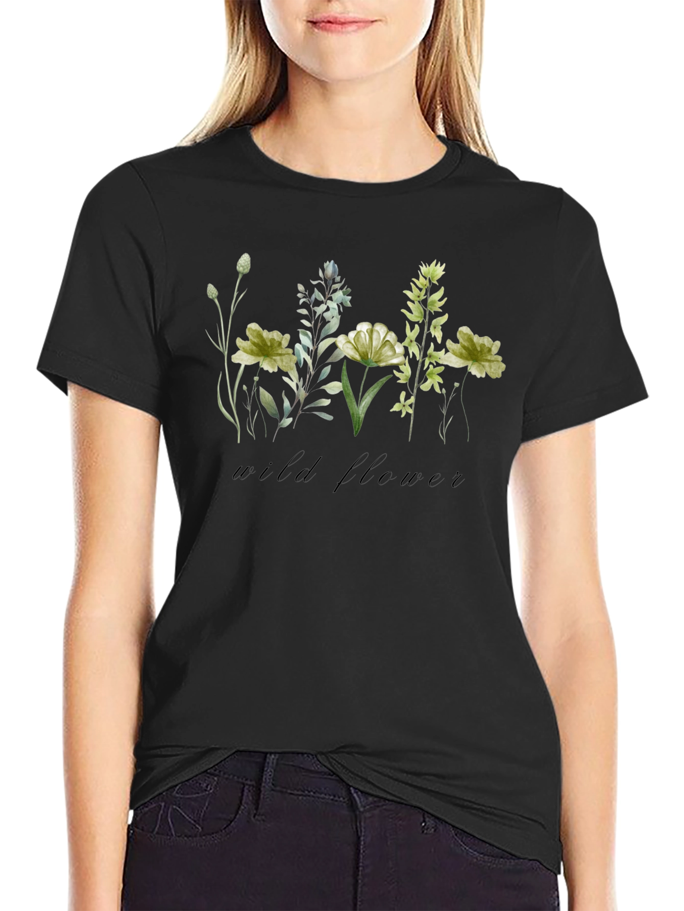 Wildflower Graphic Print T-Shirt