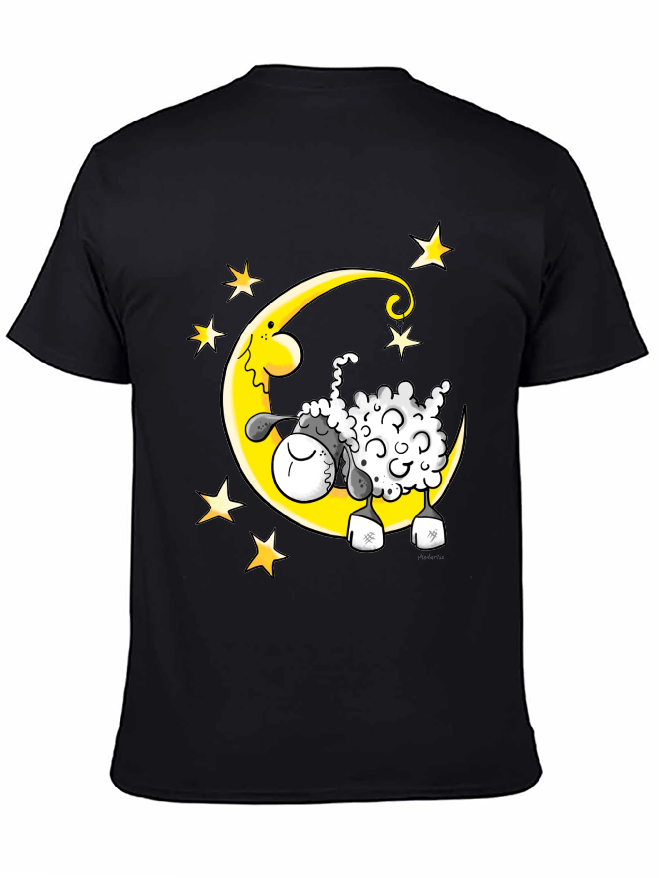 Dreamy Sheep T-Shirt - Moon and Stars Graphic Tee