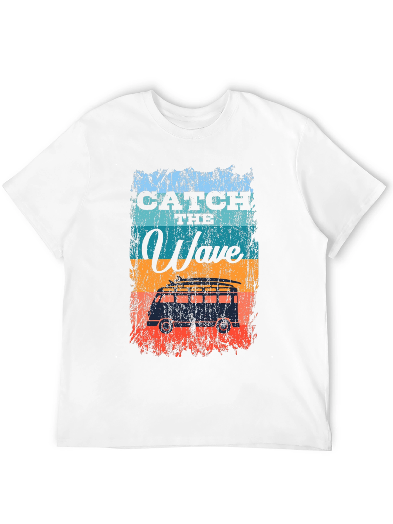 Catch The Wave Retro Van Graphic Tee