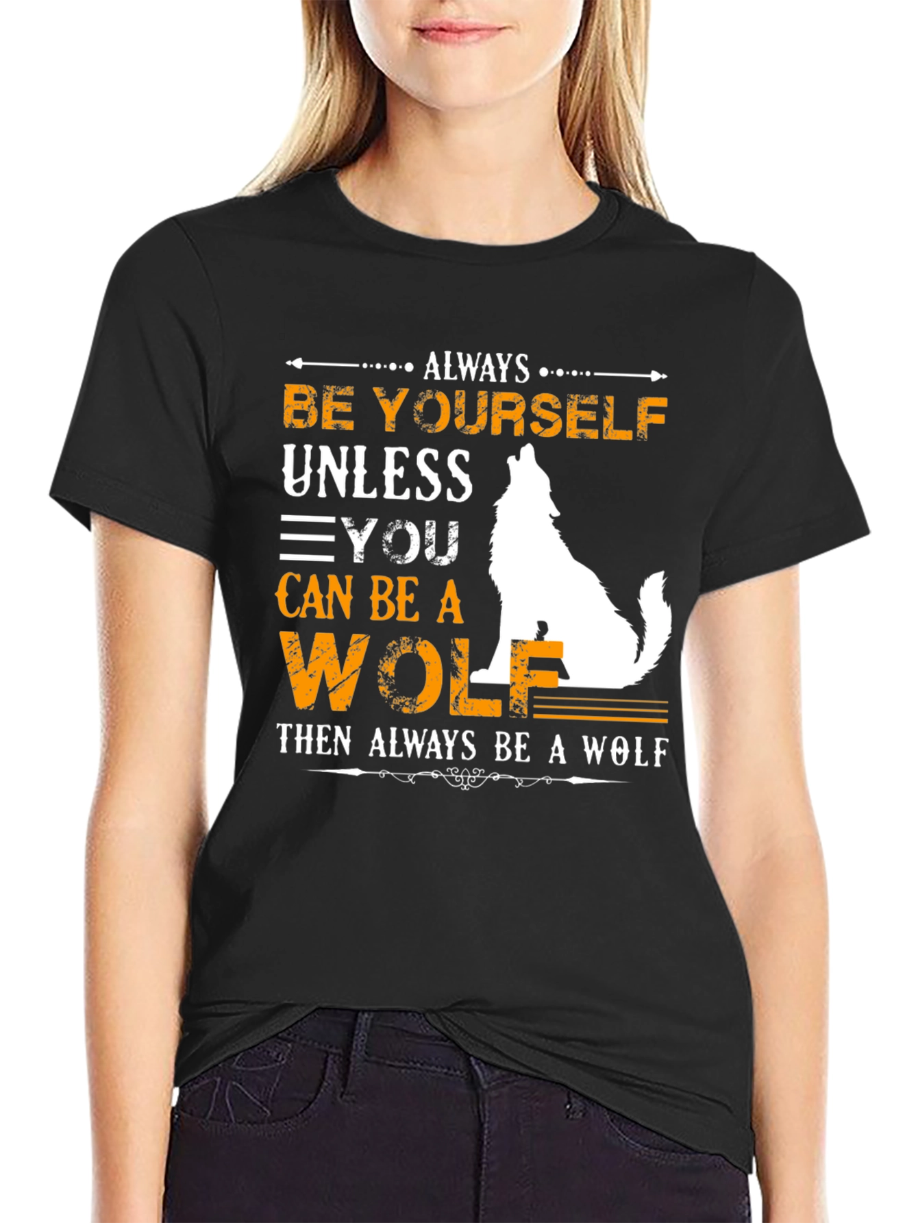 Always Be Yourself Wolf Graphic Tee