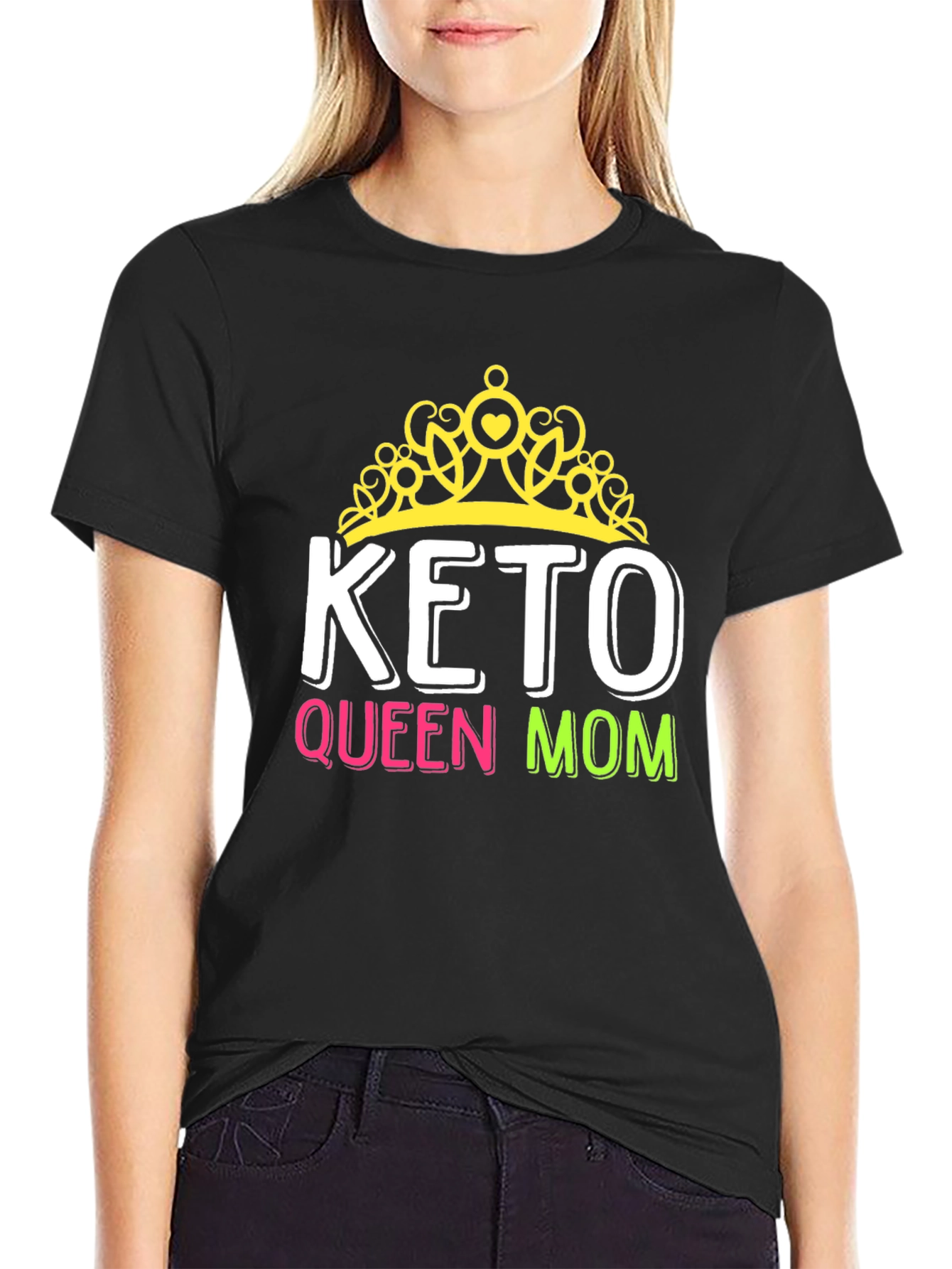 Keto Queen Mom Graphic T-Shirt