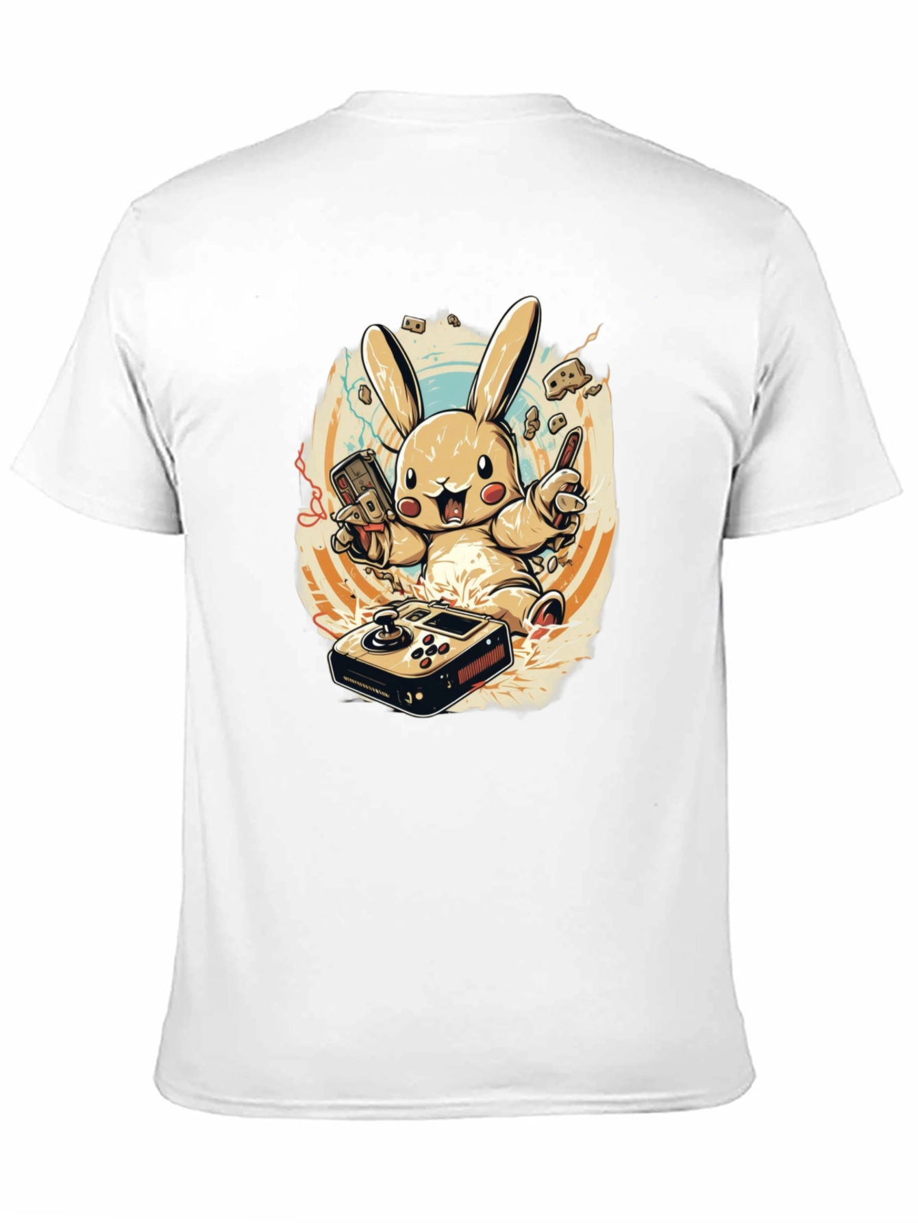 Gaming Bunny Graphic T-Shirt
