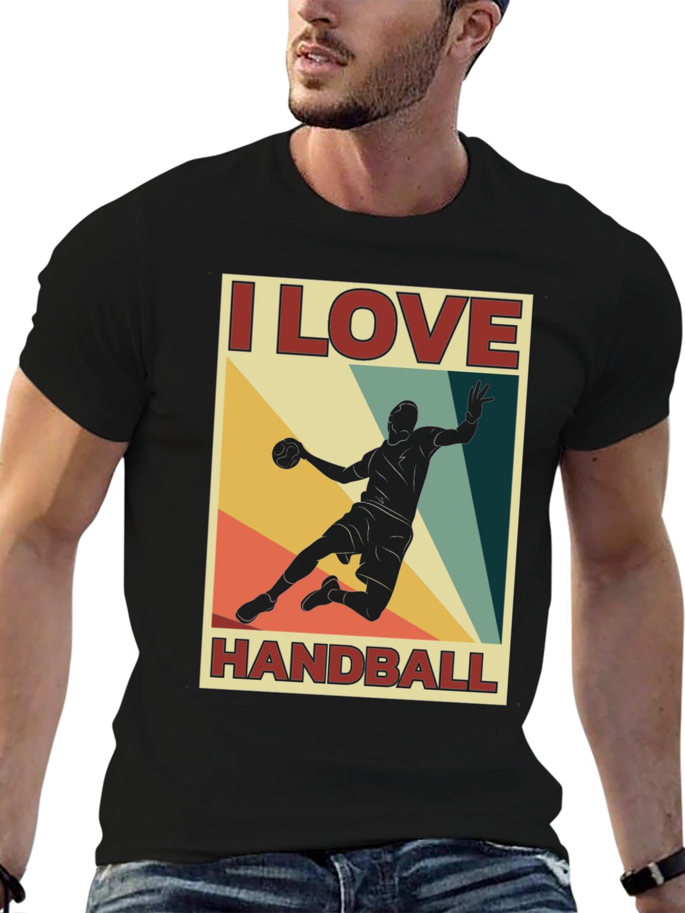 I Love Handball Graphic T-Shirt
