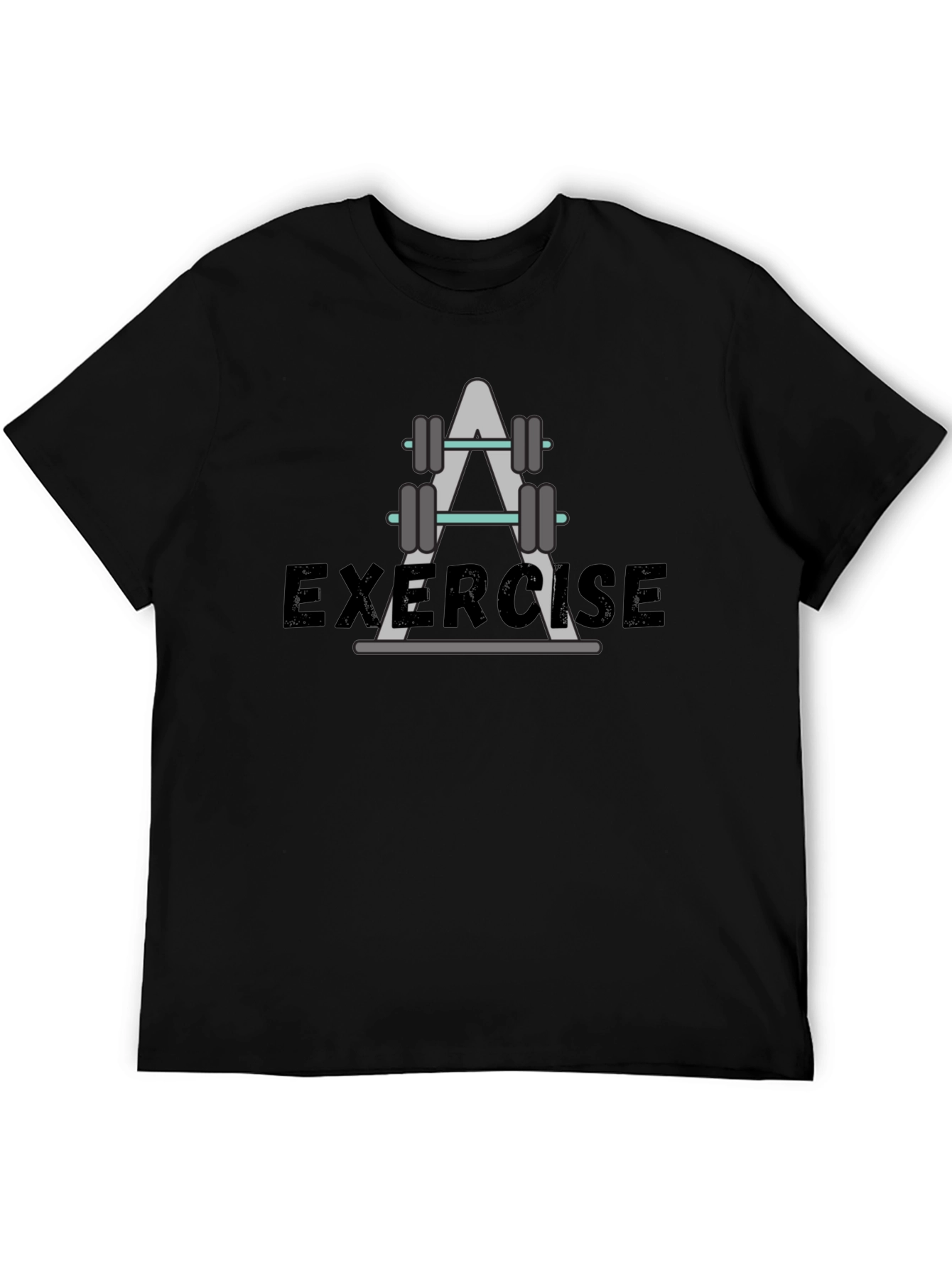 Exercise Graphic T-Shirt - Fitness Apparel