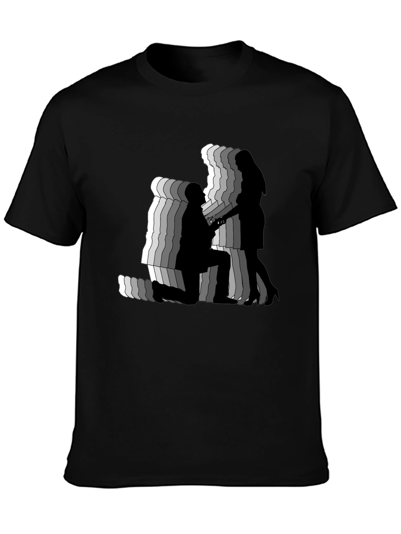 Proposal Silhouette Graphic Tee - Black