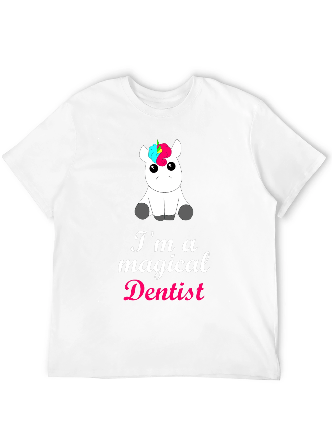 Magical Dentist Unicorn T-Shirt - Black