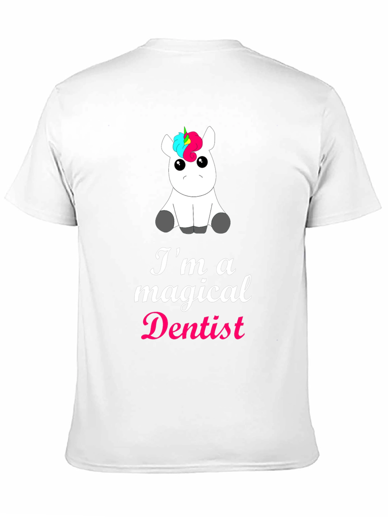 Magical Dentist Unicorn T-Shirt - Black