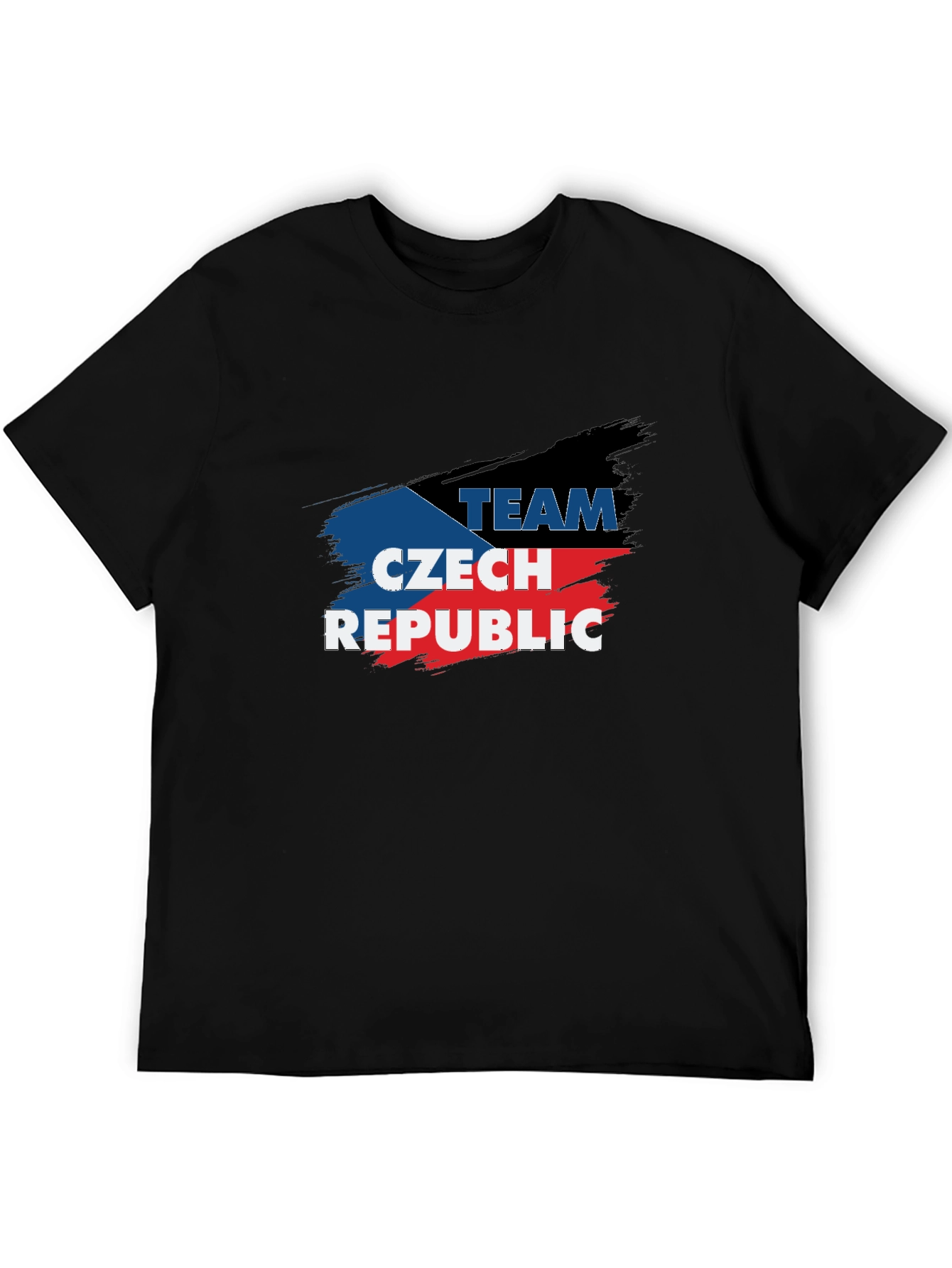 Team Czech Republic Brush Stroke T-Shirt