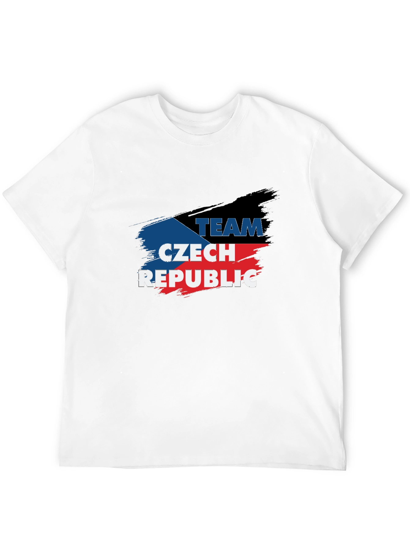 Team Czech Republic Brush Stroke T-Shirt