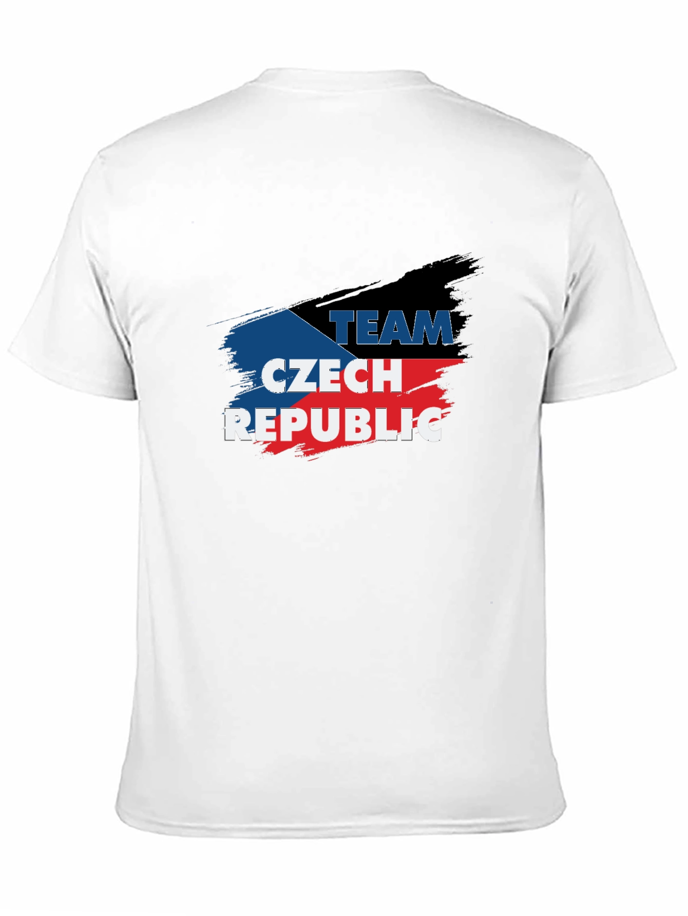 Team Czech Republic Brush Stroke T-Shirt