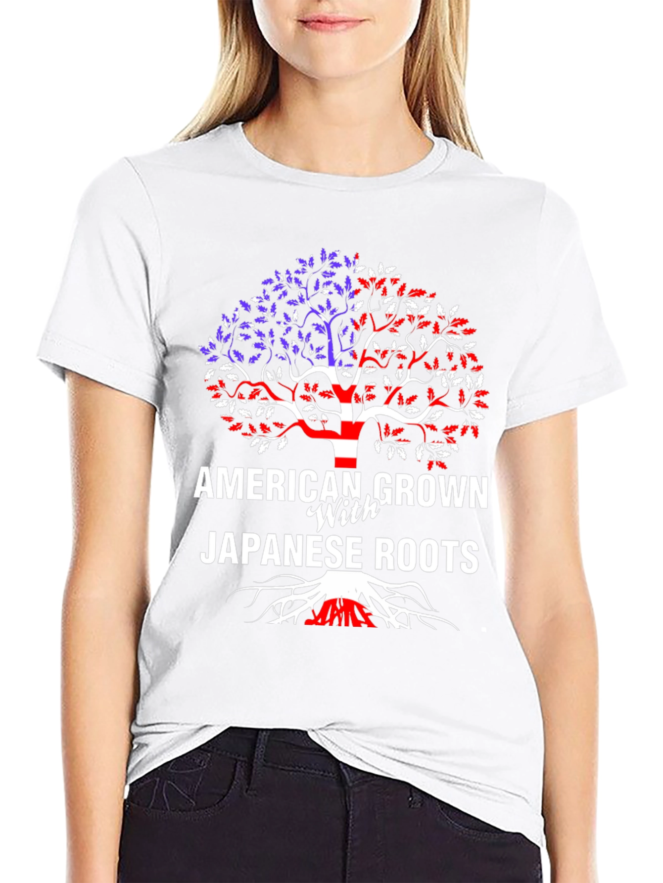 American Grown with Japanese Roots Tee