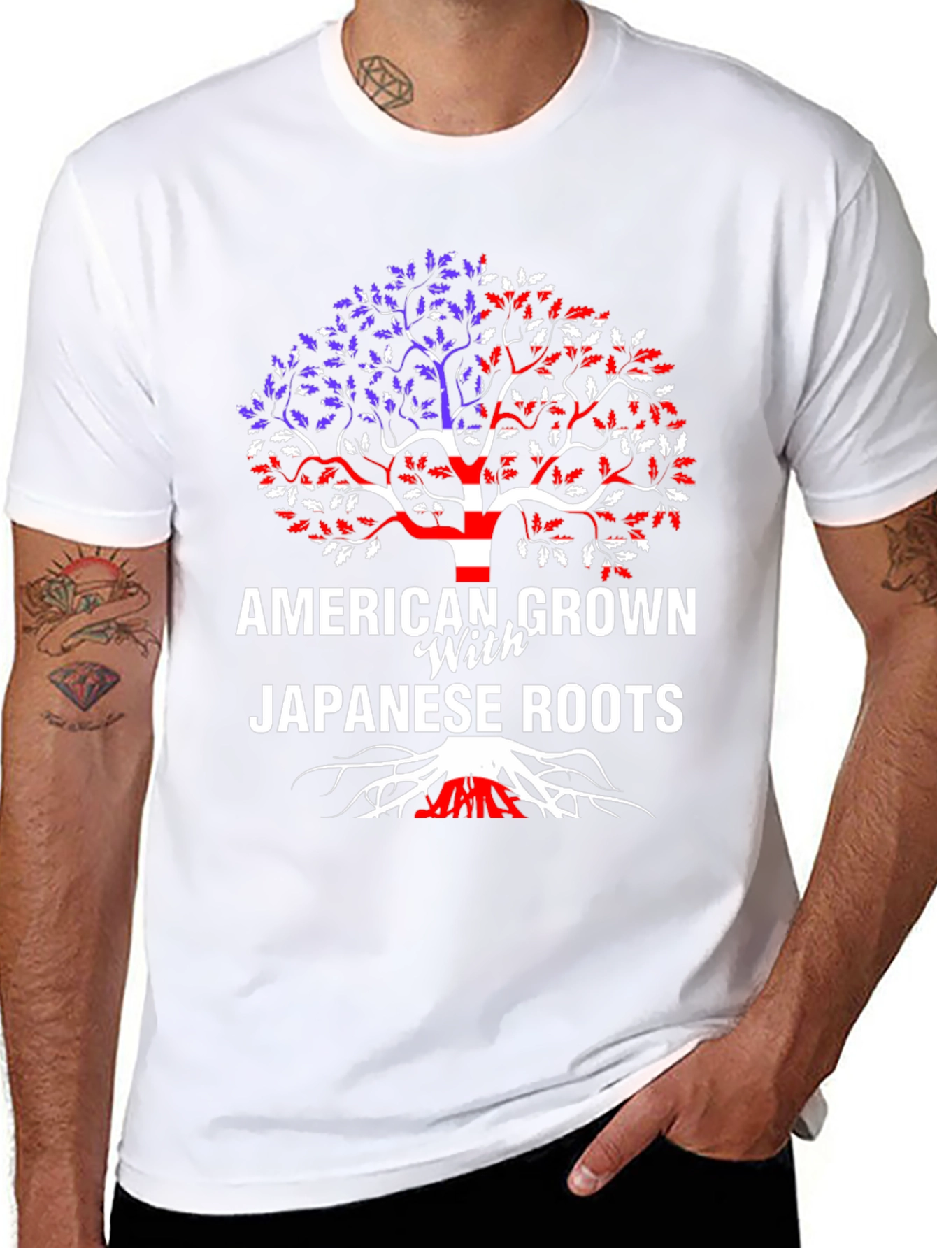 American Grown with Japanese Roots Tee