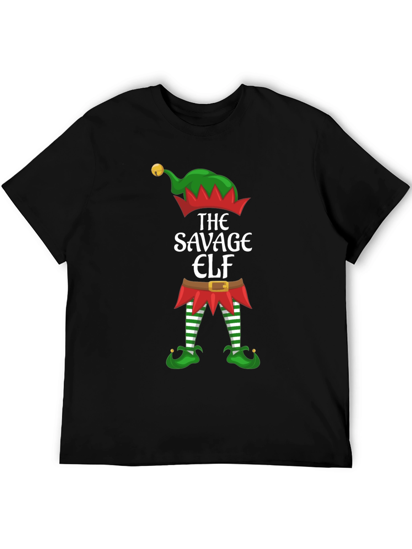 Savage Elf Graphic Tee - Holiday Humor