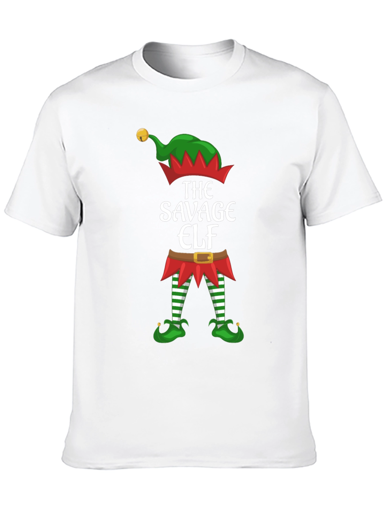 Savage Elf Graphic Tee - Holiday Humor