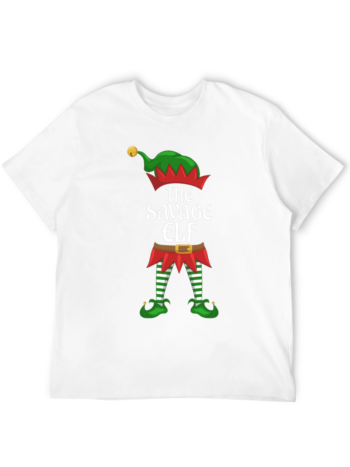 Savage Elf Graphic Tee - Holiday Humor