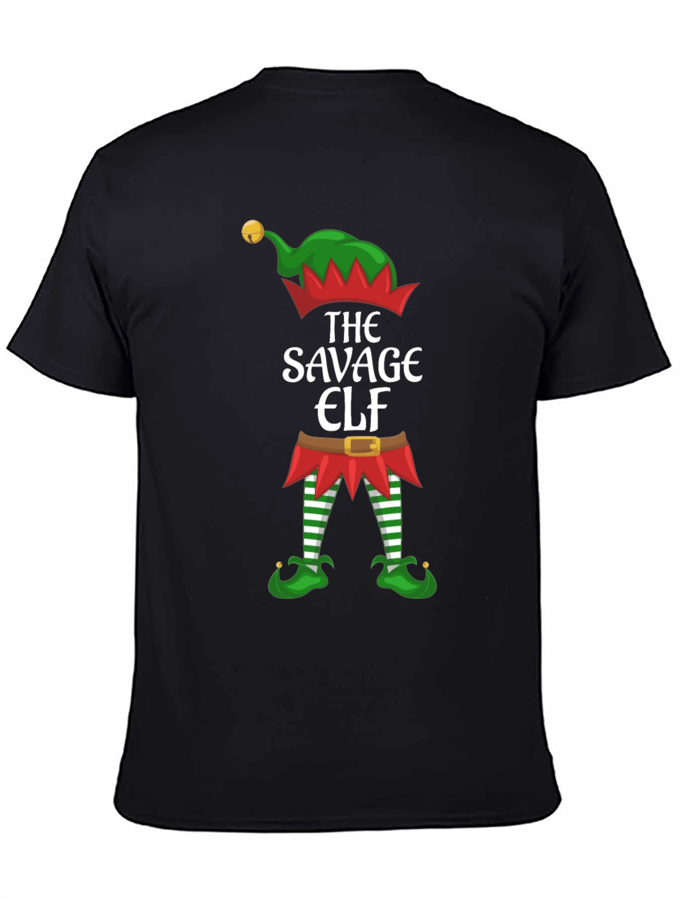 Savage Elf Graphic Tee - Holiday Humor
