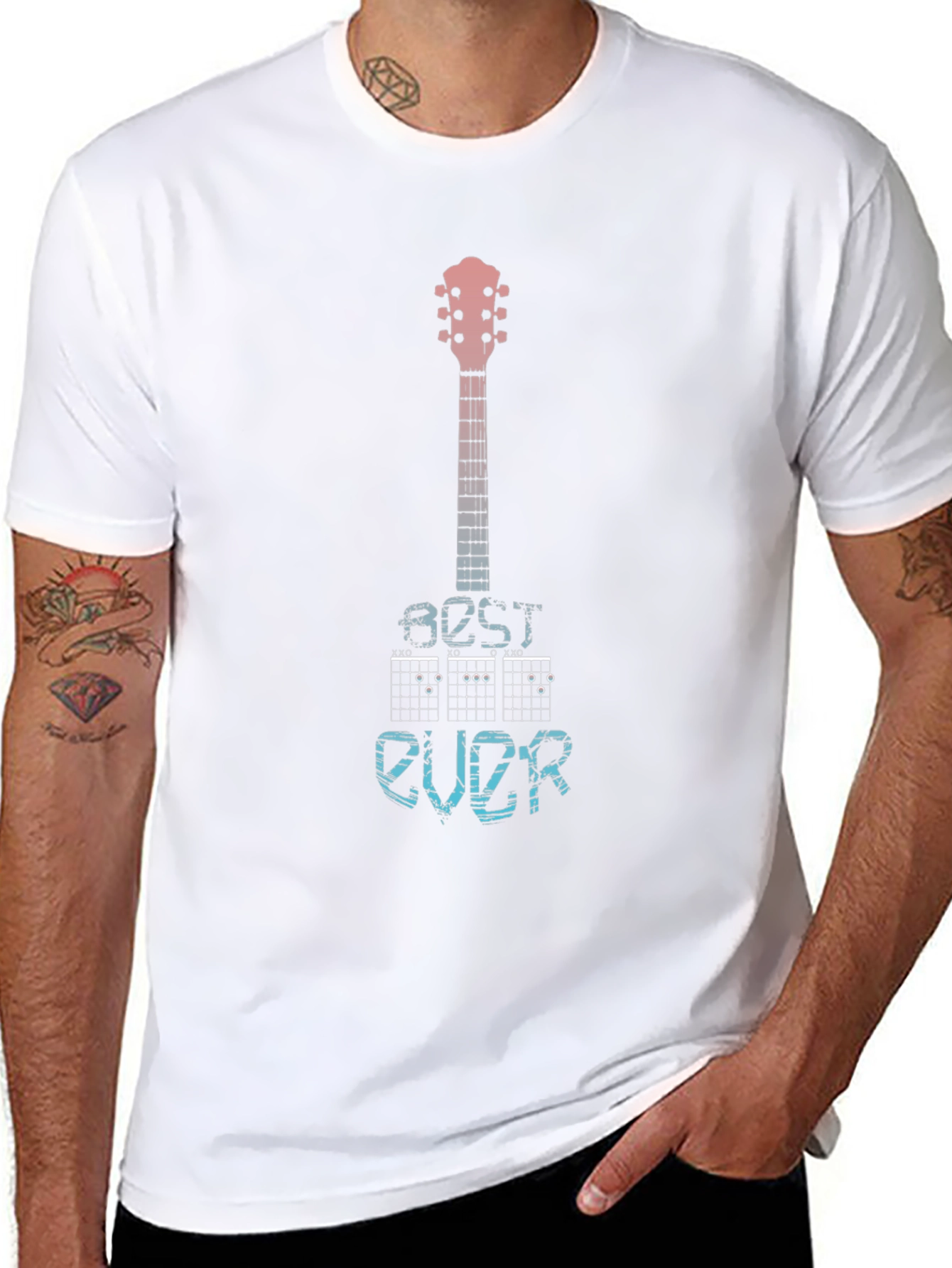 Best Ever Guitar T-Shirt - Music Lover Tee