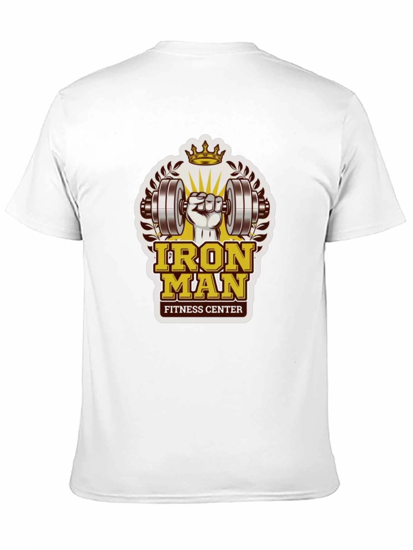 Iron Man Fitness Center Black T-Shirt