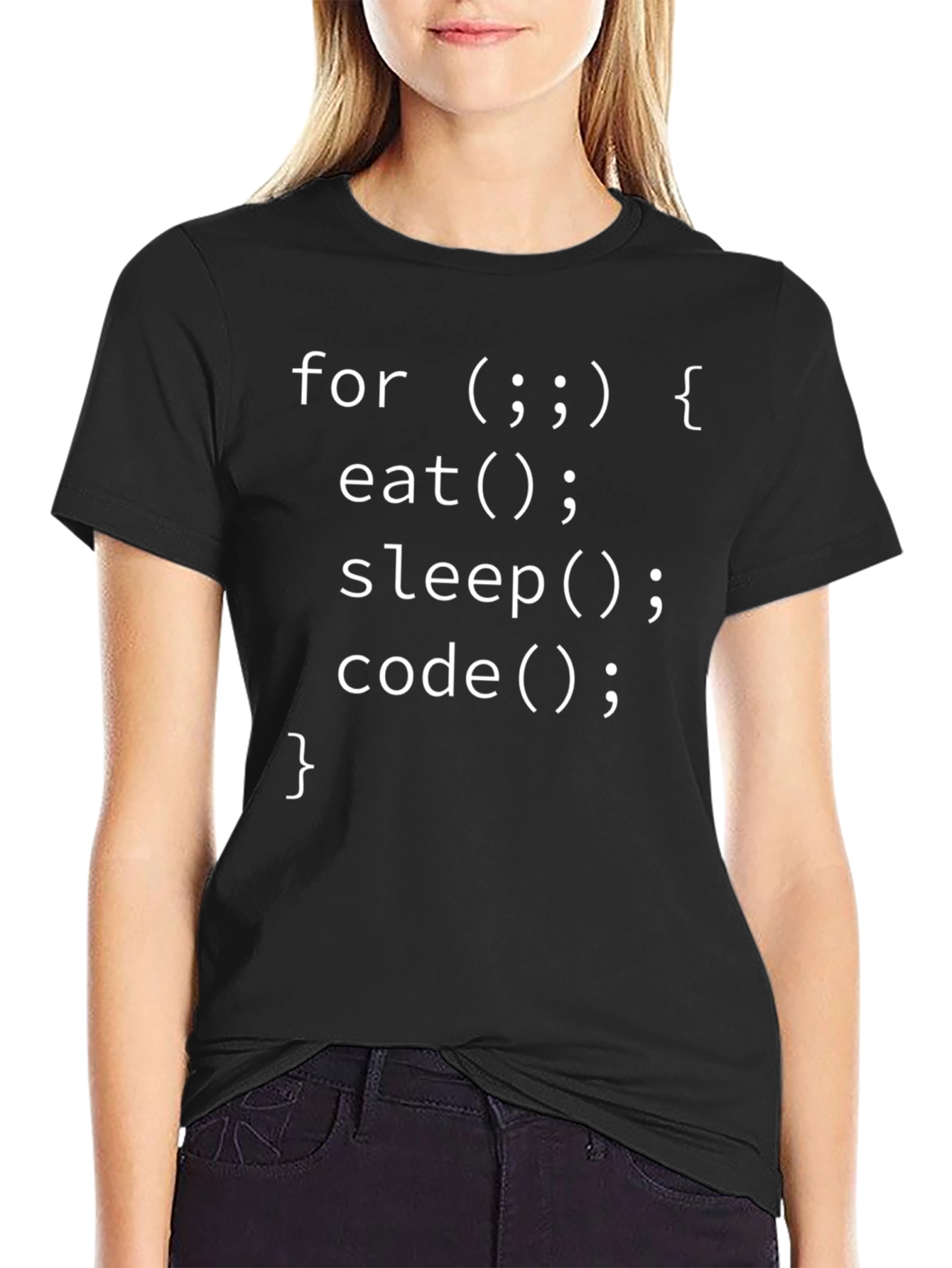 Eat Sleep Code T-Shirt - Programmer Humor