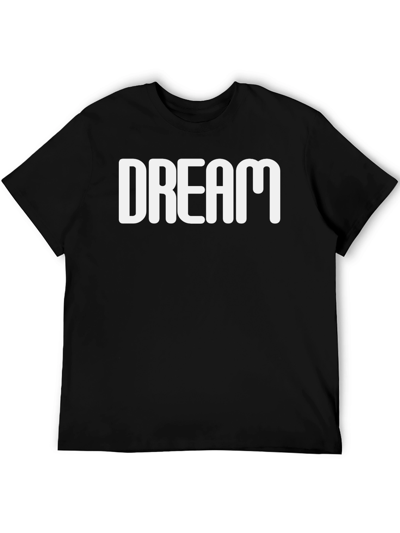 Dream Graphic Tee - Black Cotton T-Shirt