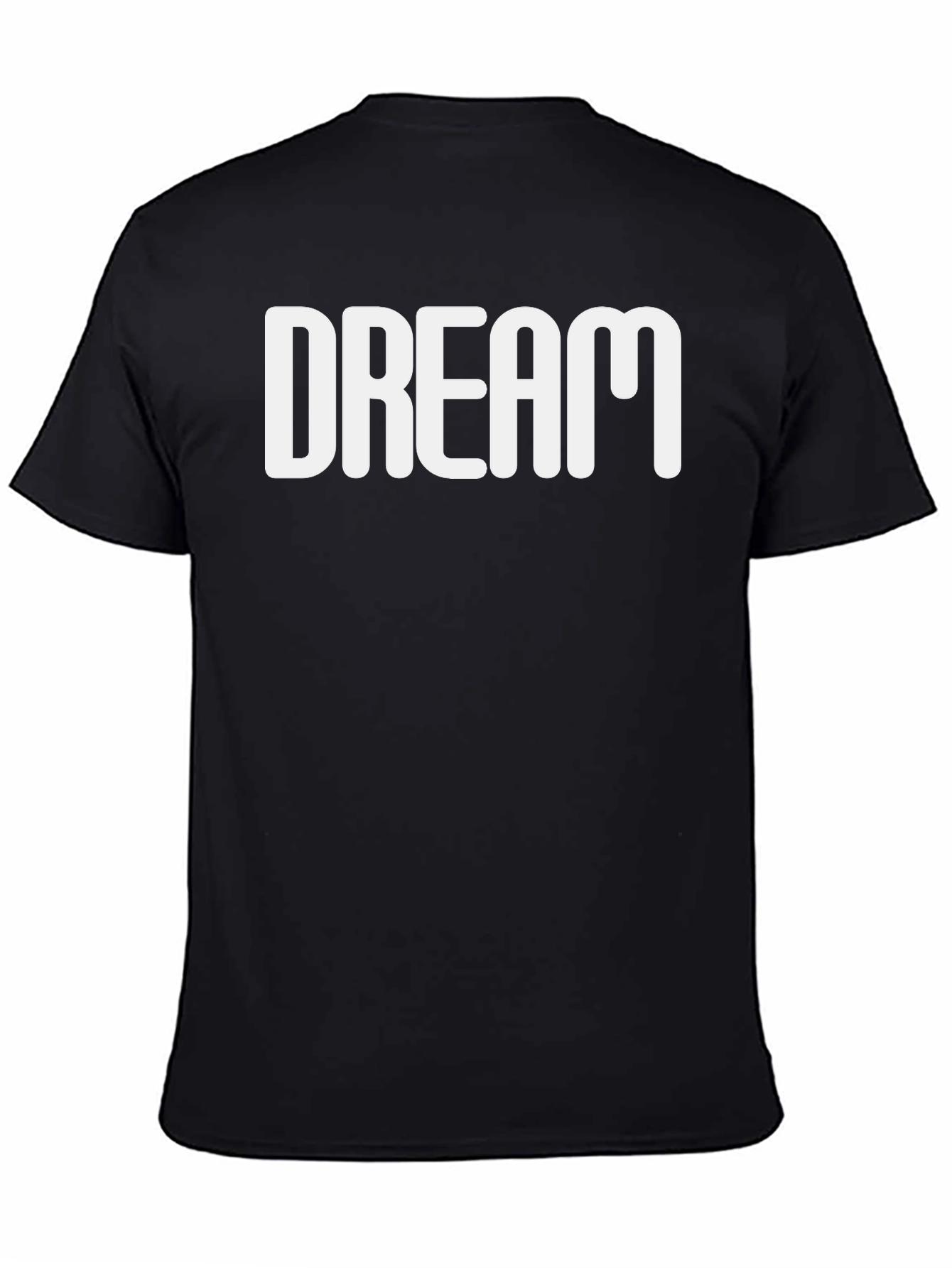 Dream Graphic Tee - Black Cotton T-Shirt
