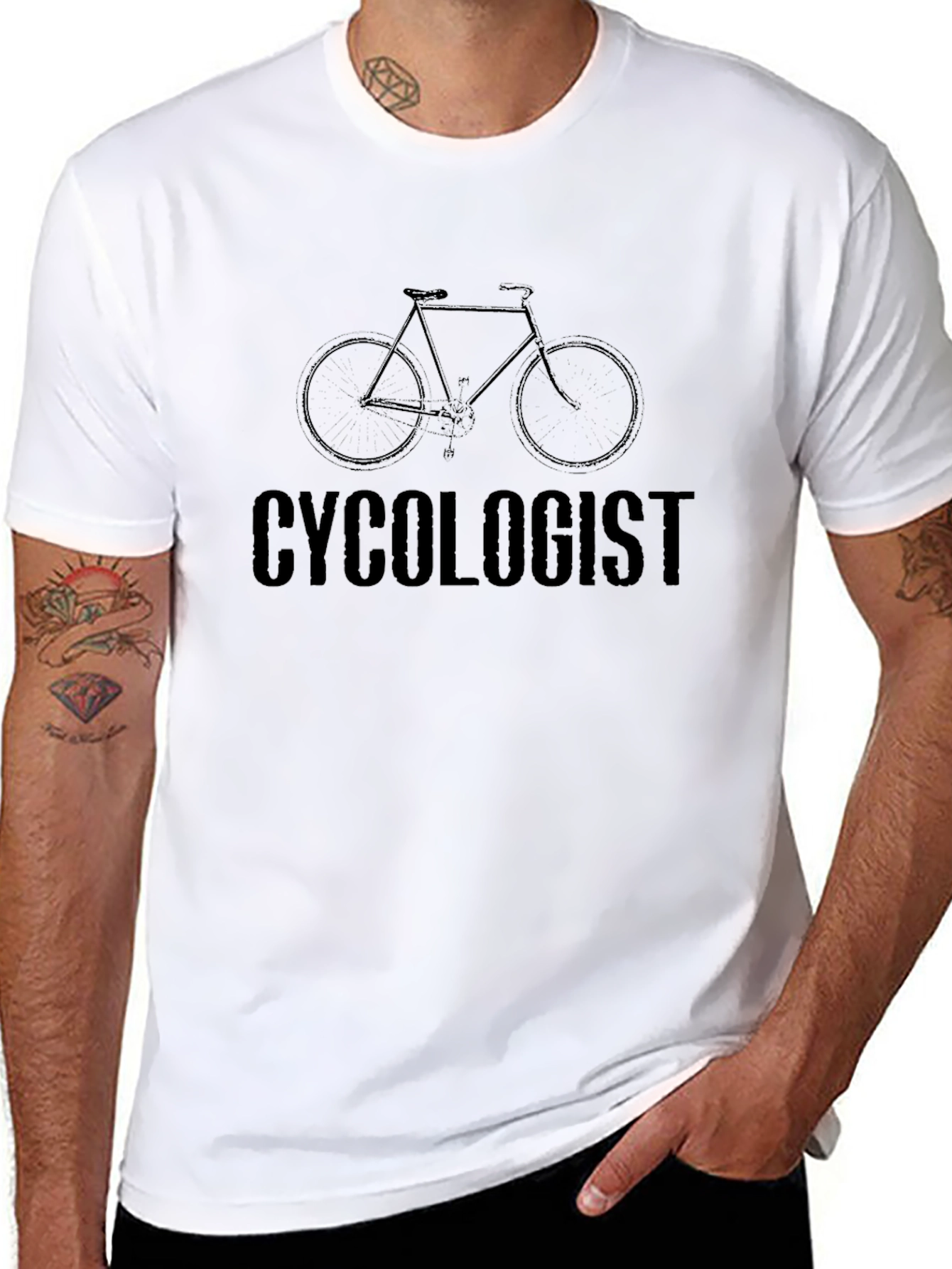 Cyclologist Bicycle T-Shirt - Cycling Enthusiast Tee
