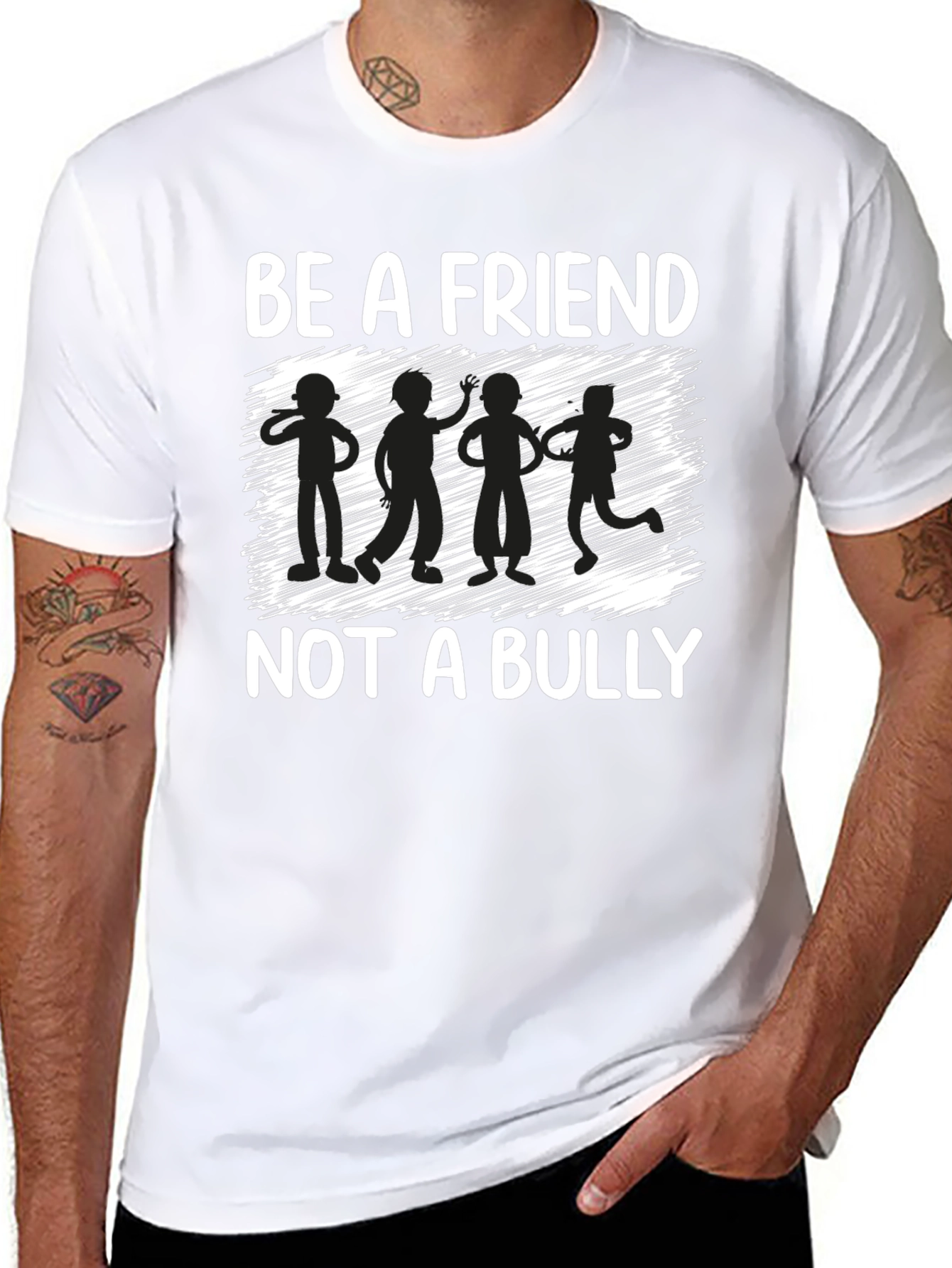 Be A Friend Not A Bully Graphic Tee