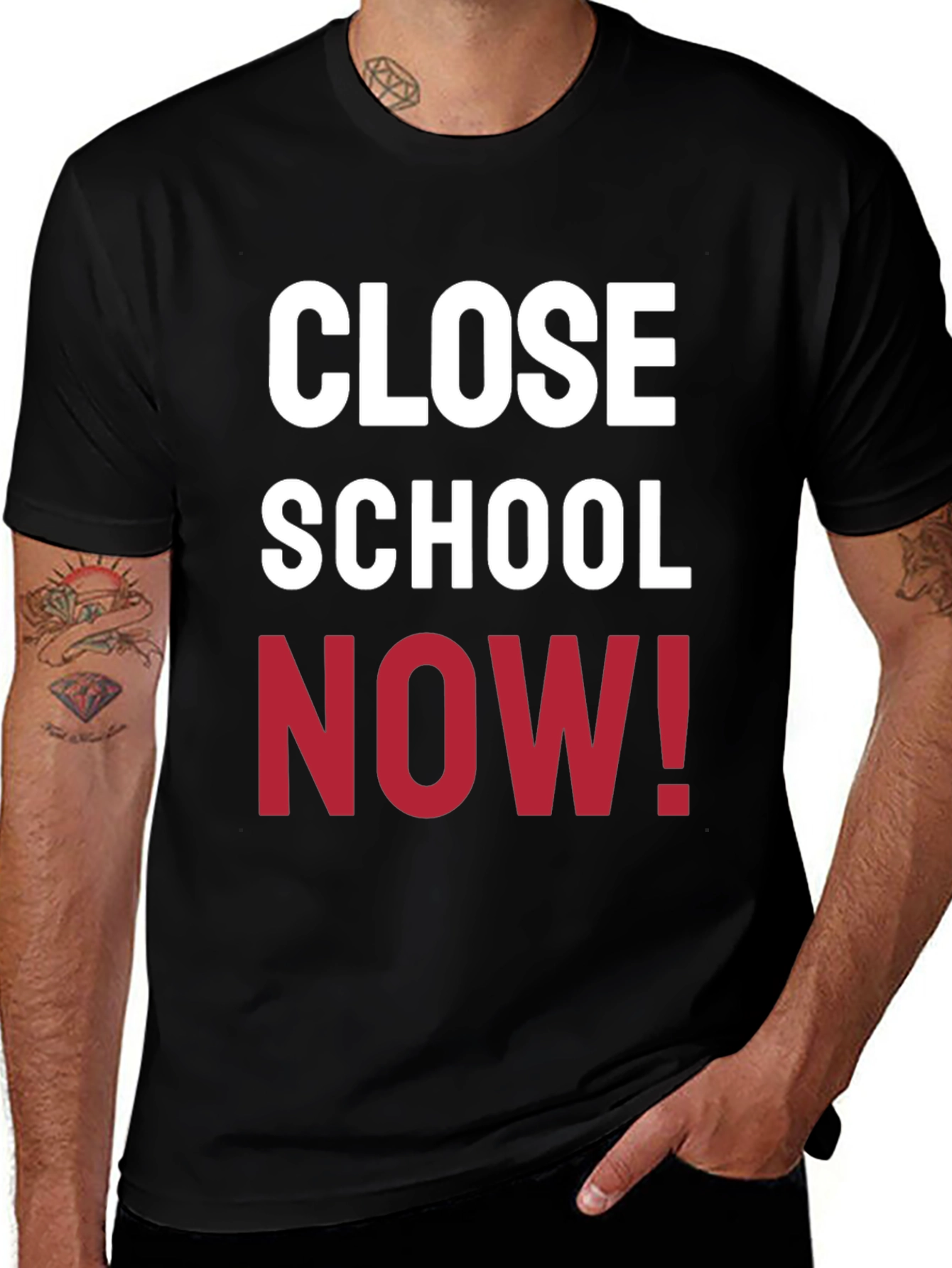 Close School Now! Graphic T-Shirt