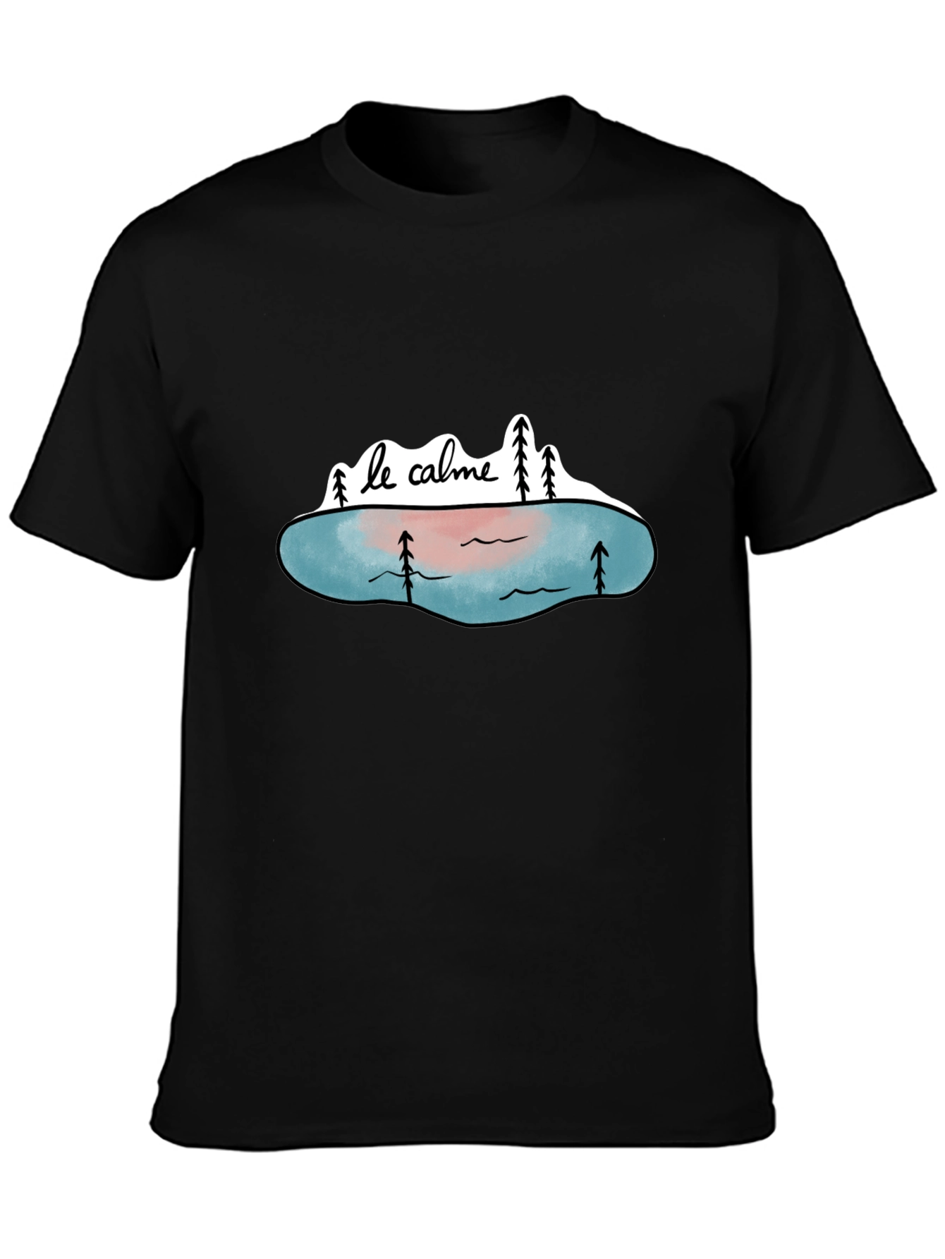 Le Calme Graphic Tee - Nature & Tranquility