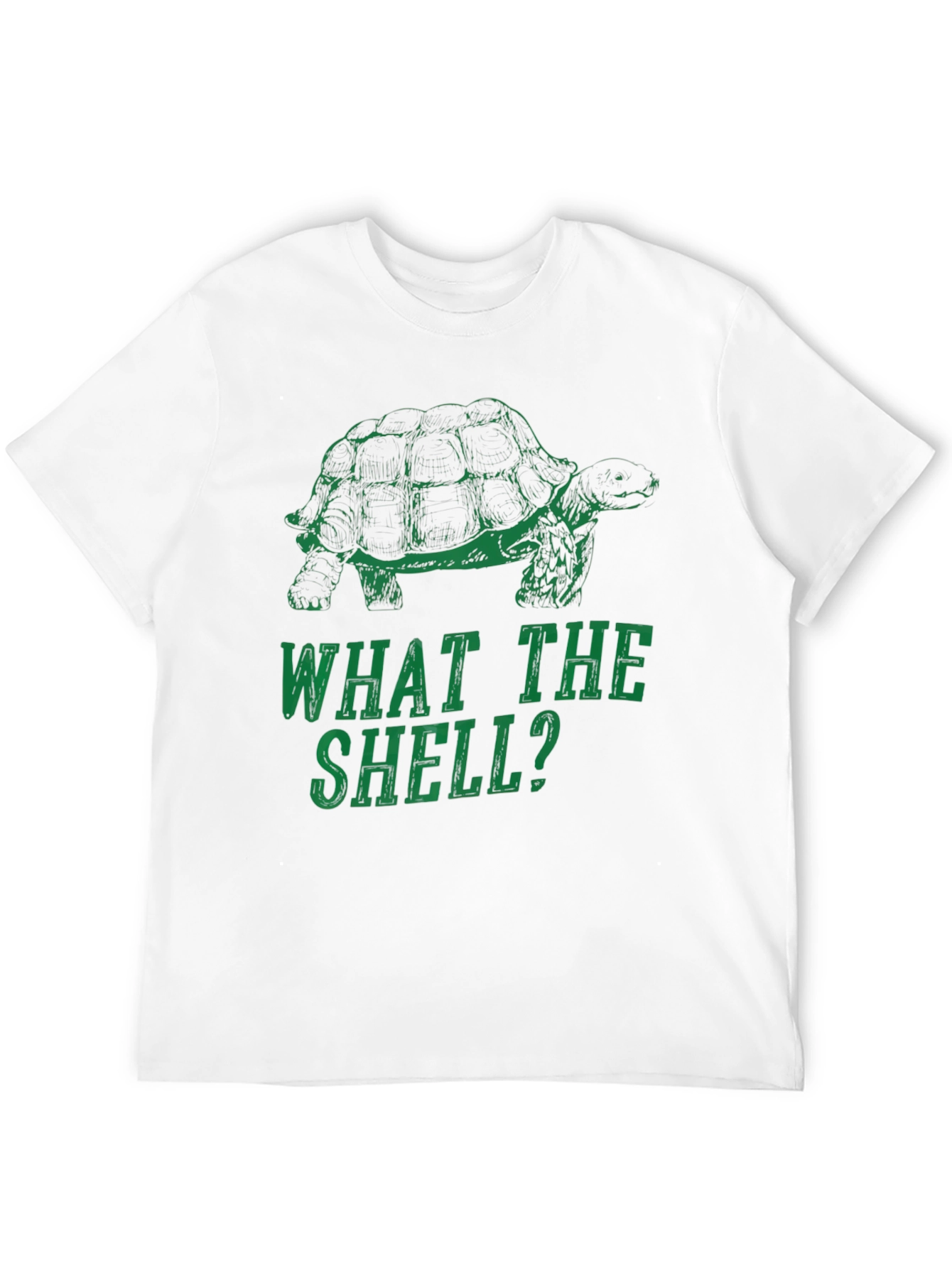 What the Shell Turtle Graphic Tee - Black Cotton
