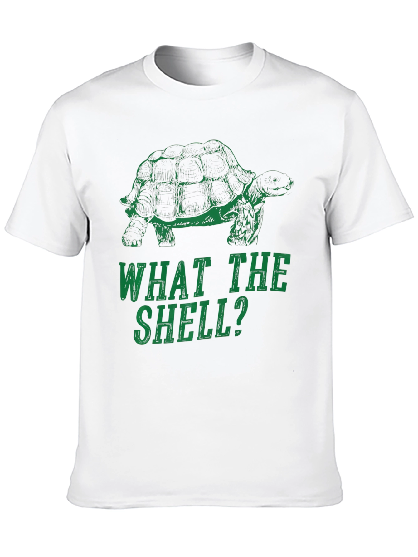 What the Shell Turtle Graphic Tee - Black Cotton