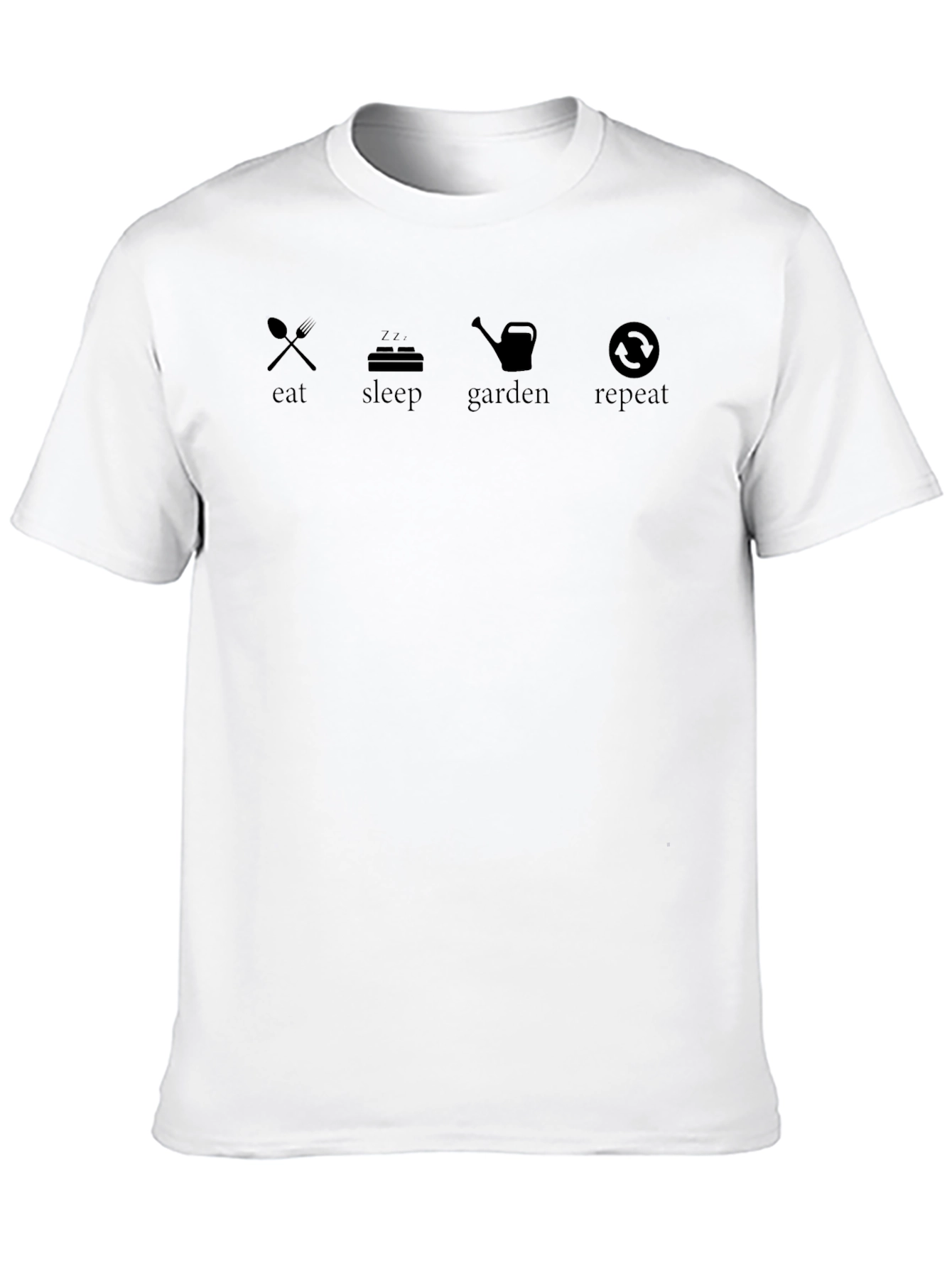 Eat Sleep Garden Repeat T-Shirt - Gardener Gift