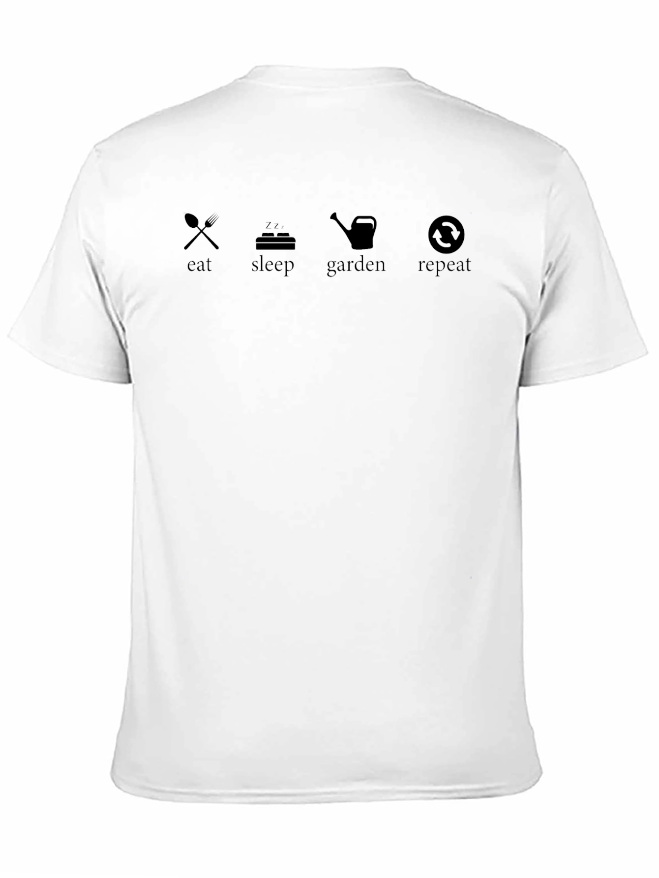Eat Sleep Garden Repeat T-Shirt - Gardener Gift