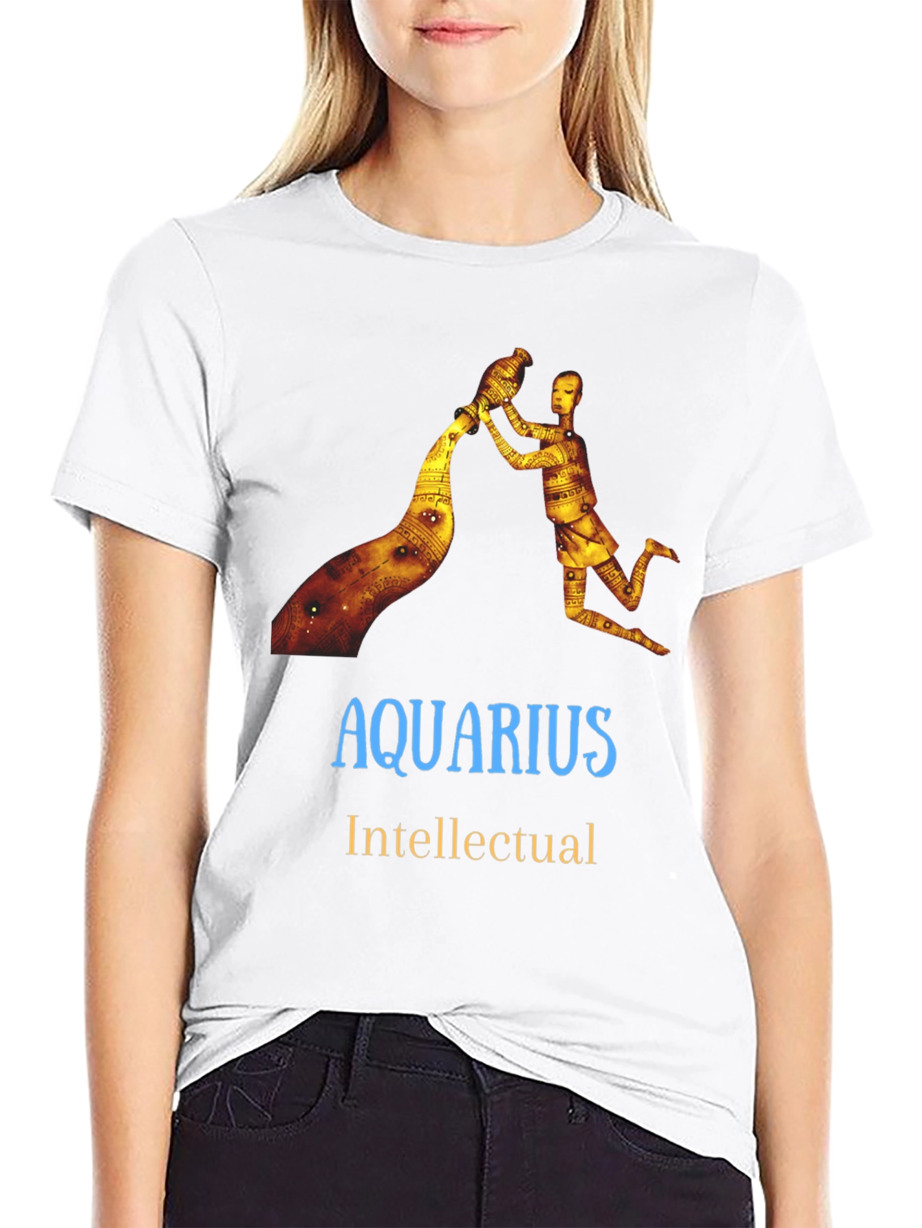 Aquarius Intellectual T-Shirt - Zodiac Sign Tee