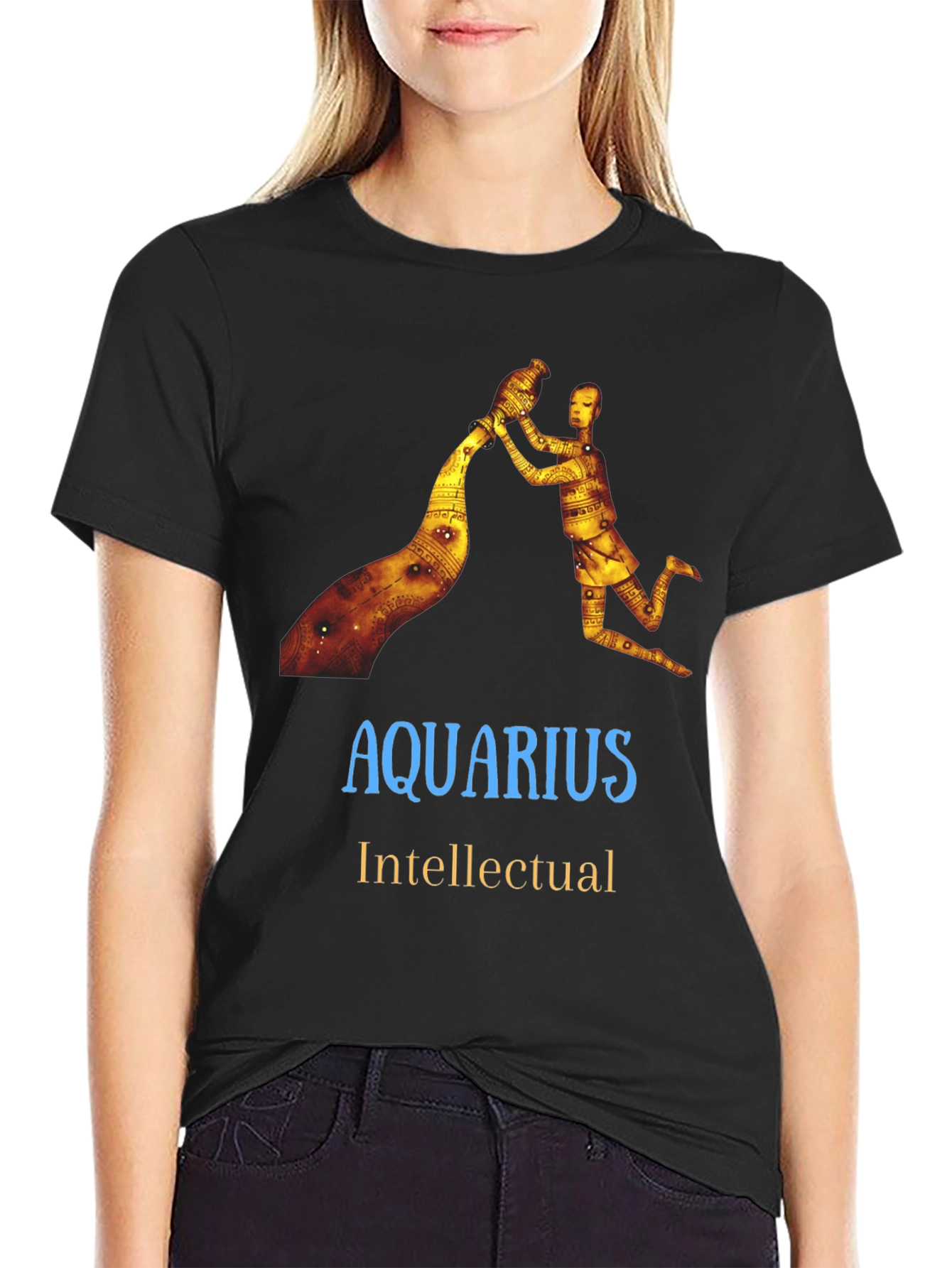Aquarius Intellectual T-Shirt - Zodiac Sign Tee