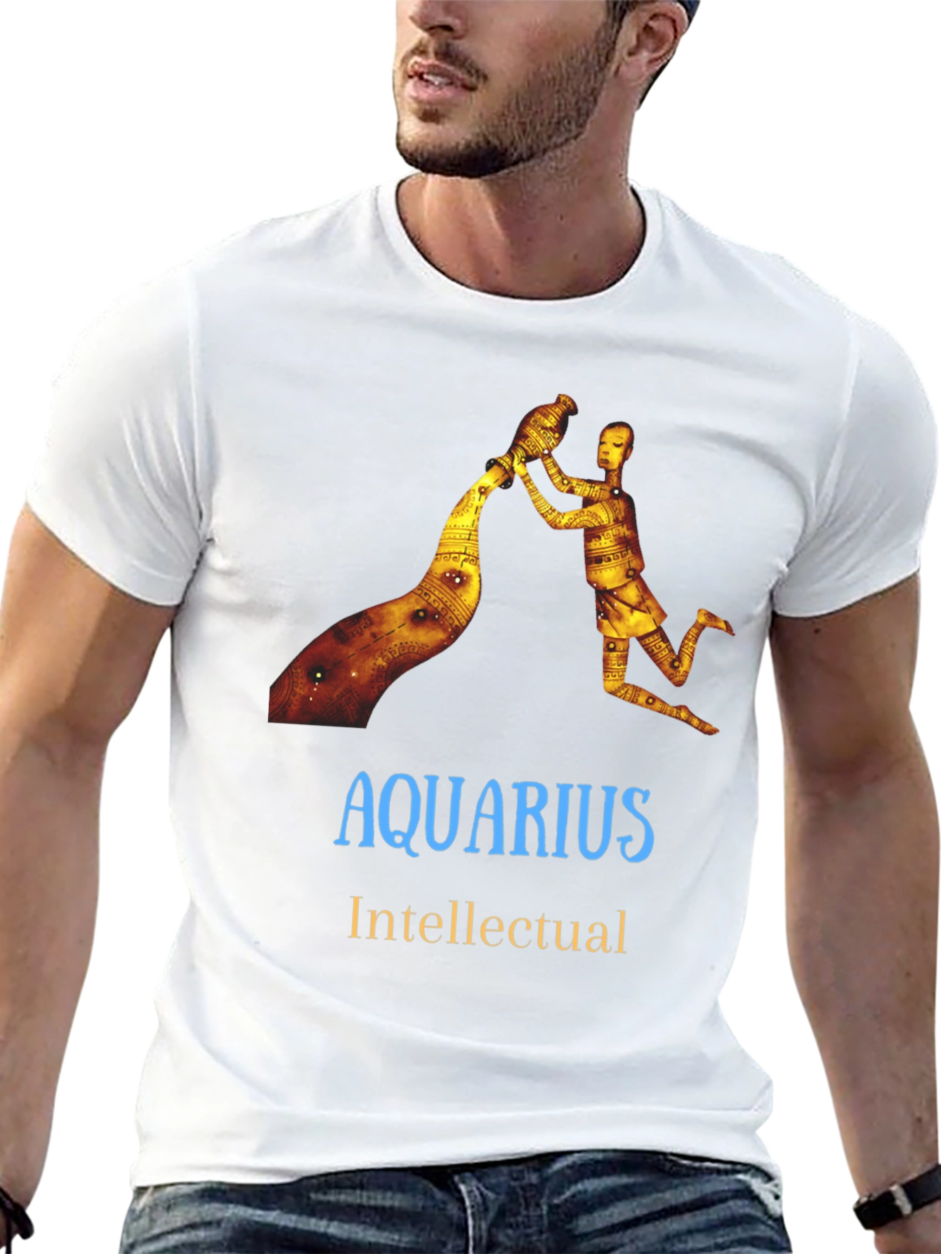 Aquarius Intellectual T-Shirt - Zodiac Sign Tee