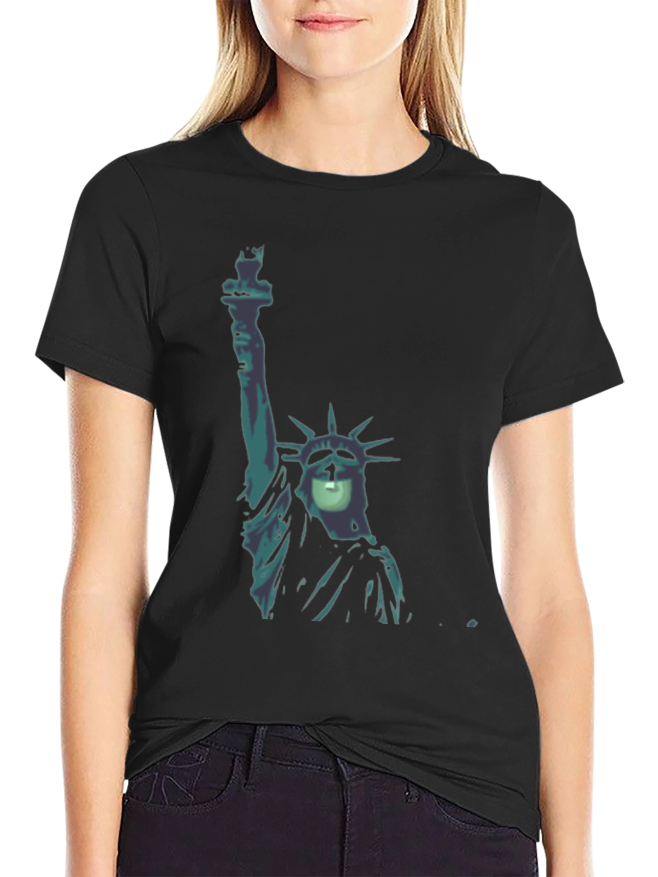 Liberty Statue Graphic T-Shirt