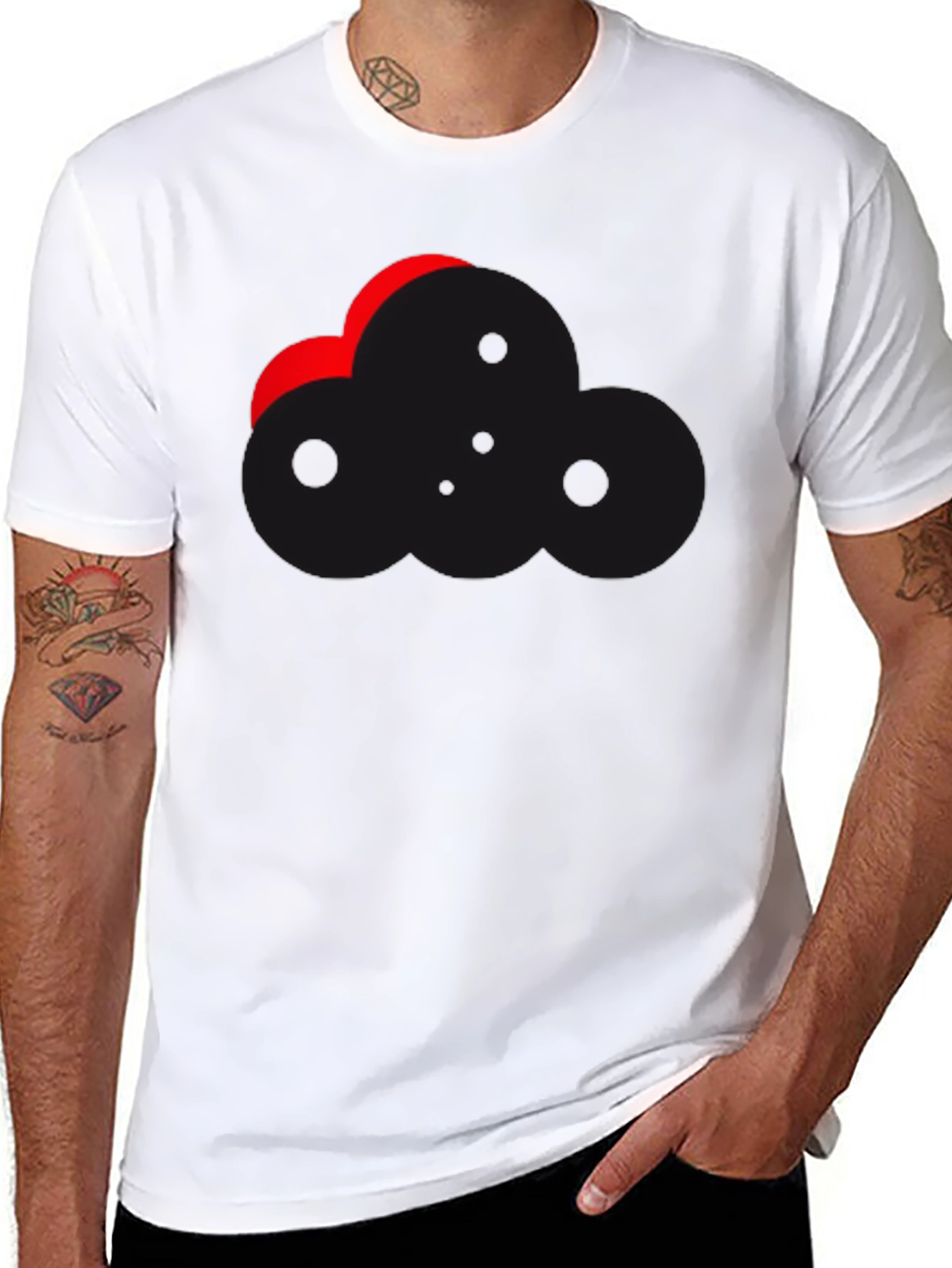 Akatsuki Cloud Graphic T-Shirt - Anime Inspired
