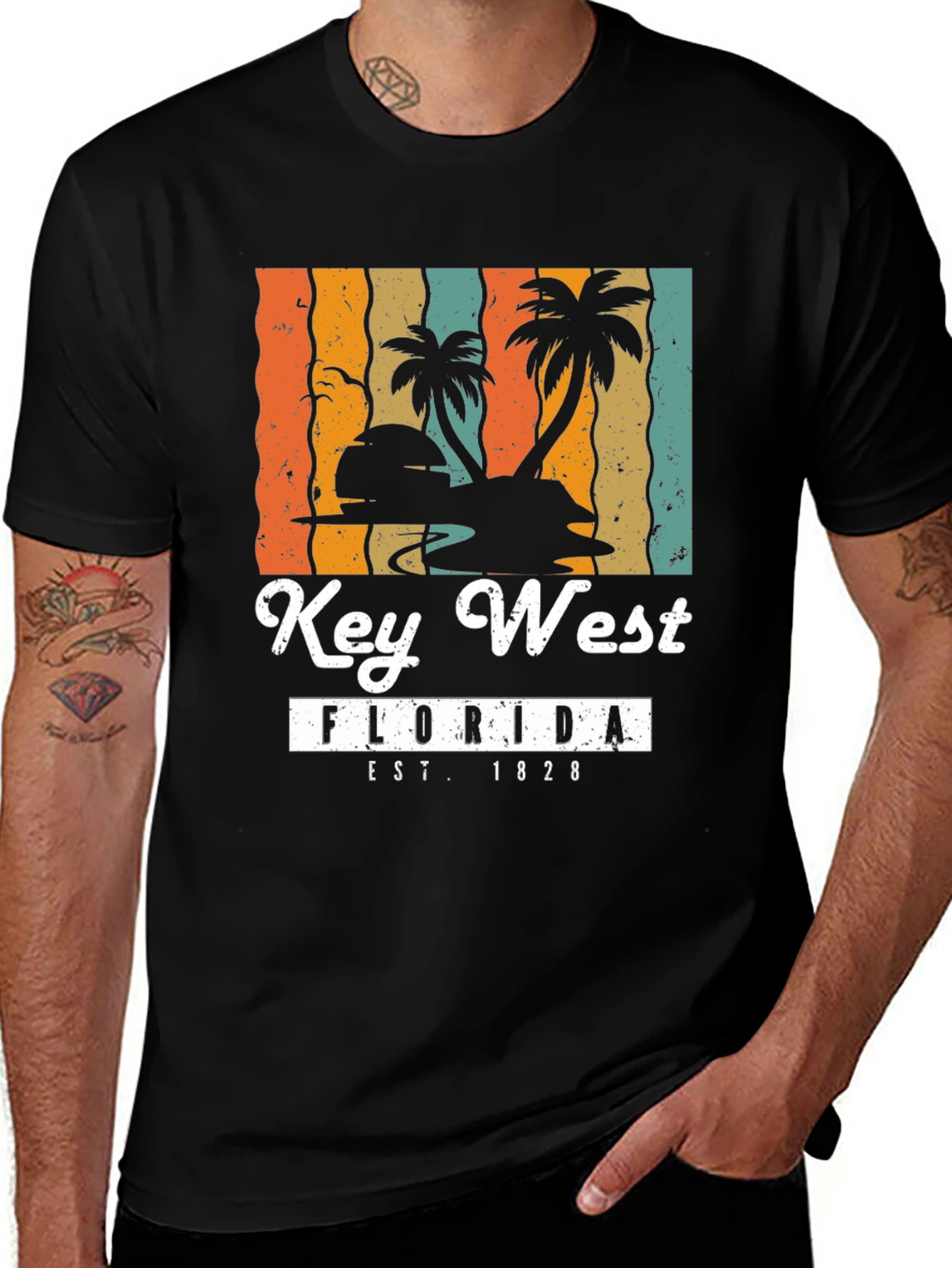 Key West Florida Retro T-Shirt
