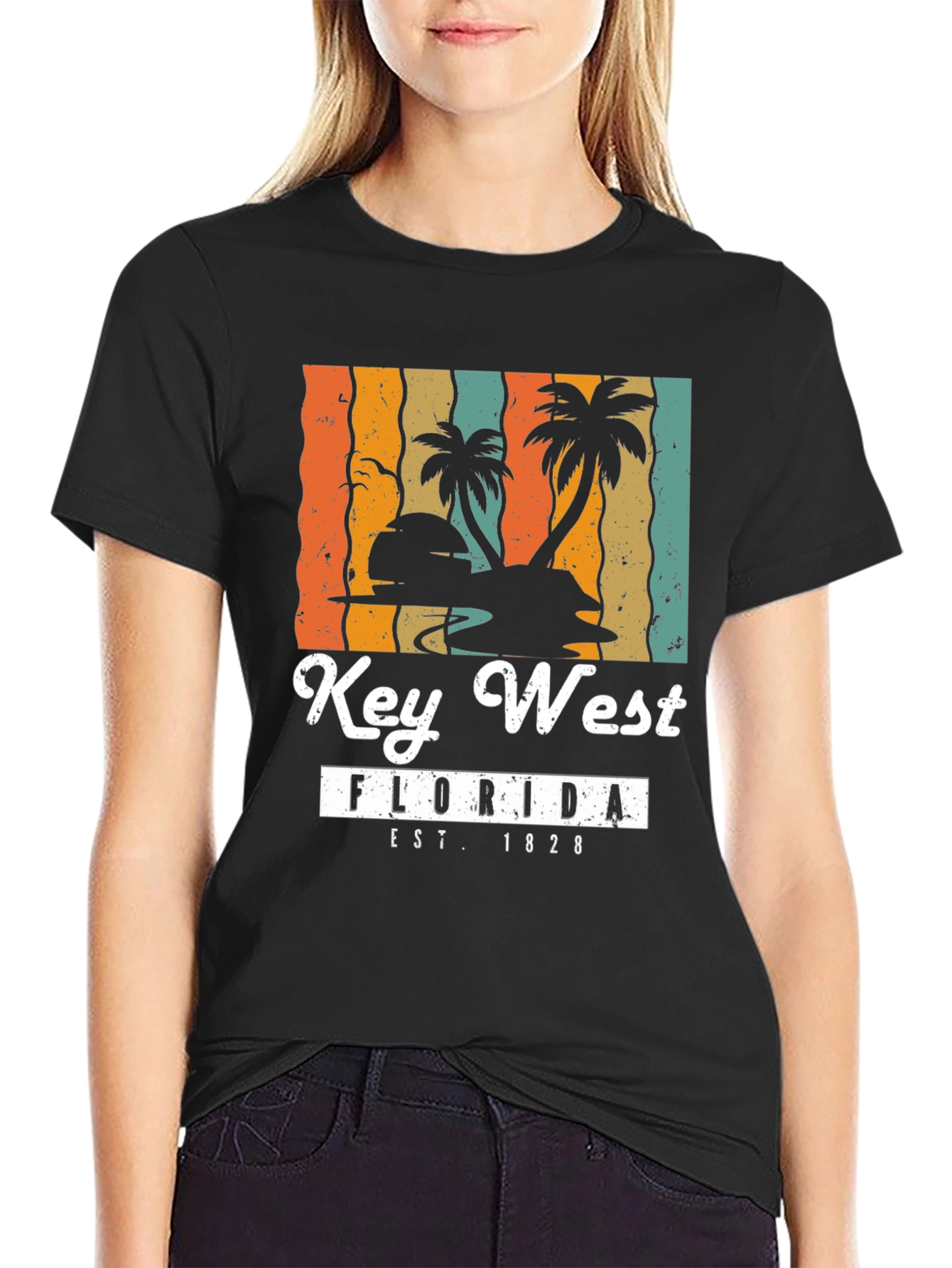 Key West Florida Retro T-Shirt