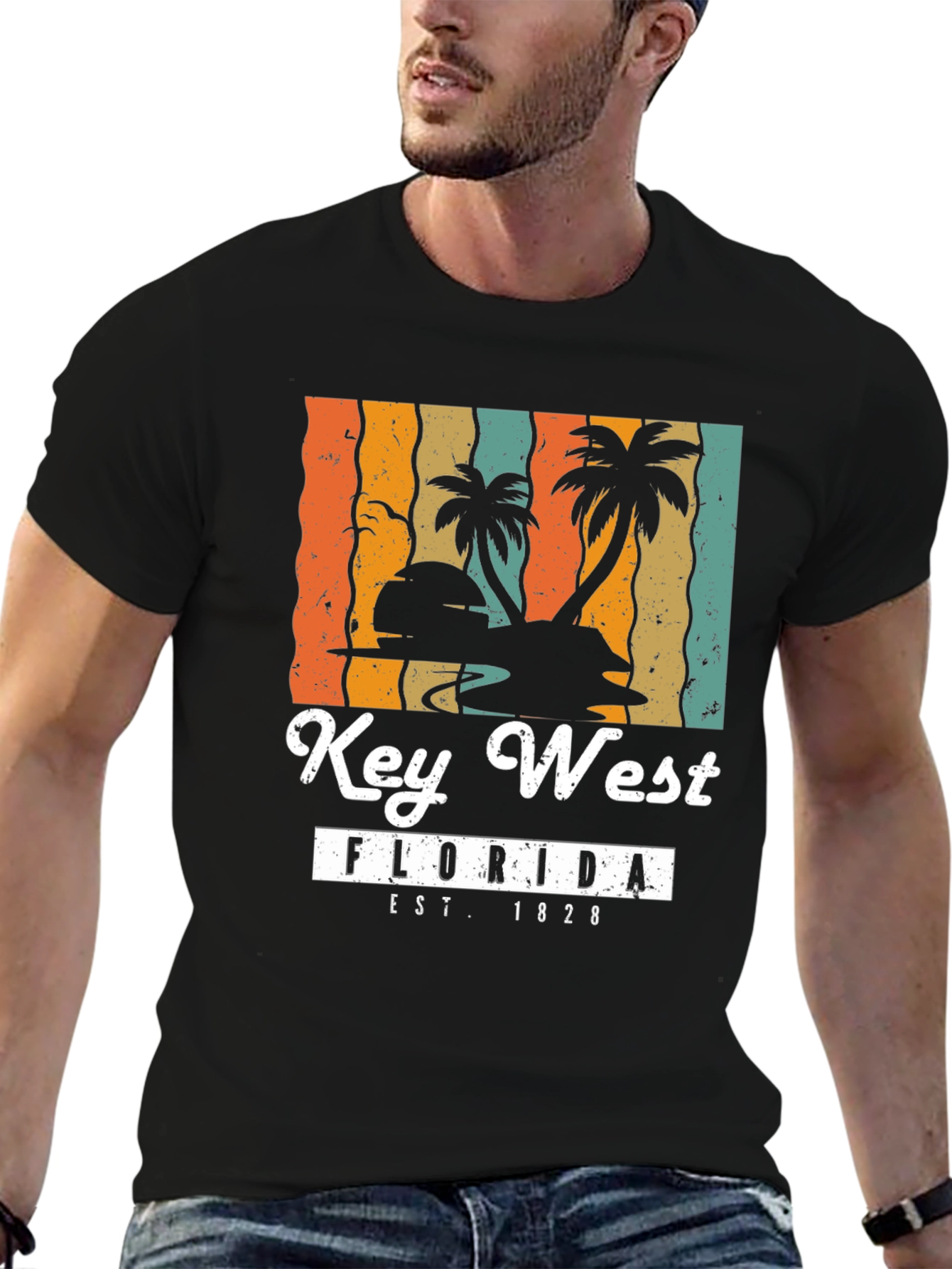 Key West Florida Retro T-Shirt