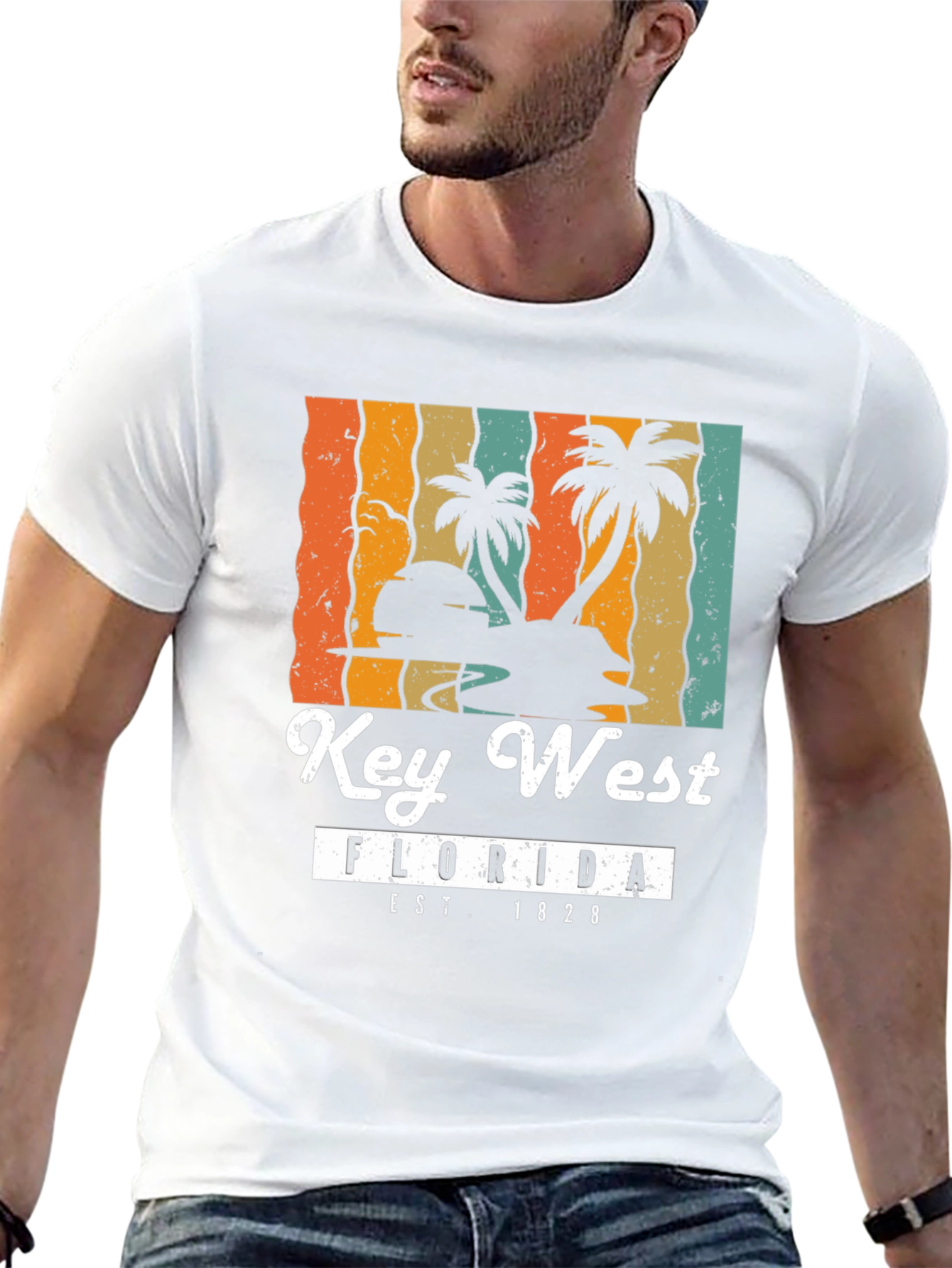 Key West Florida Retro T-Shirt